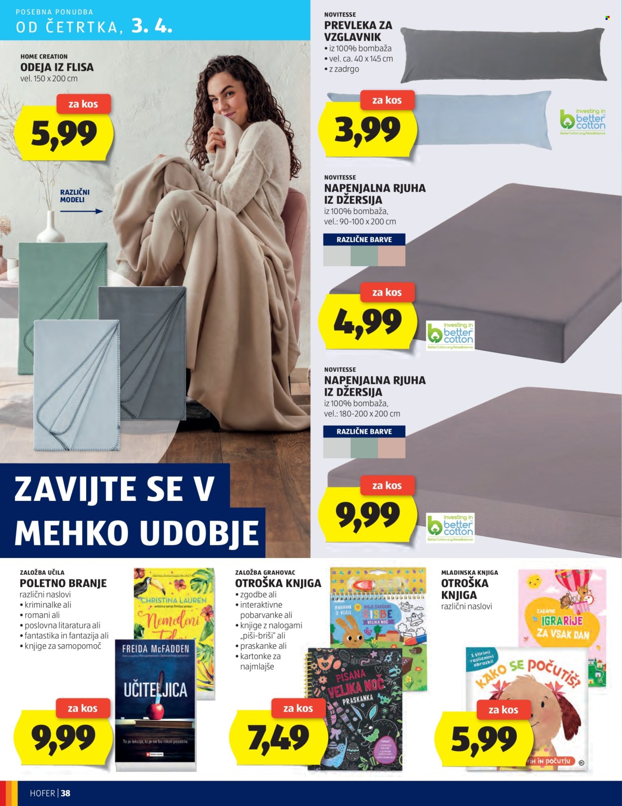 Hofer katalog - 27.3.2025 - 5.4.2025. Stran 38