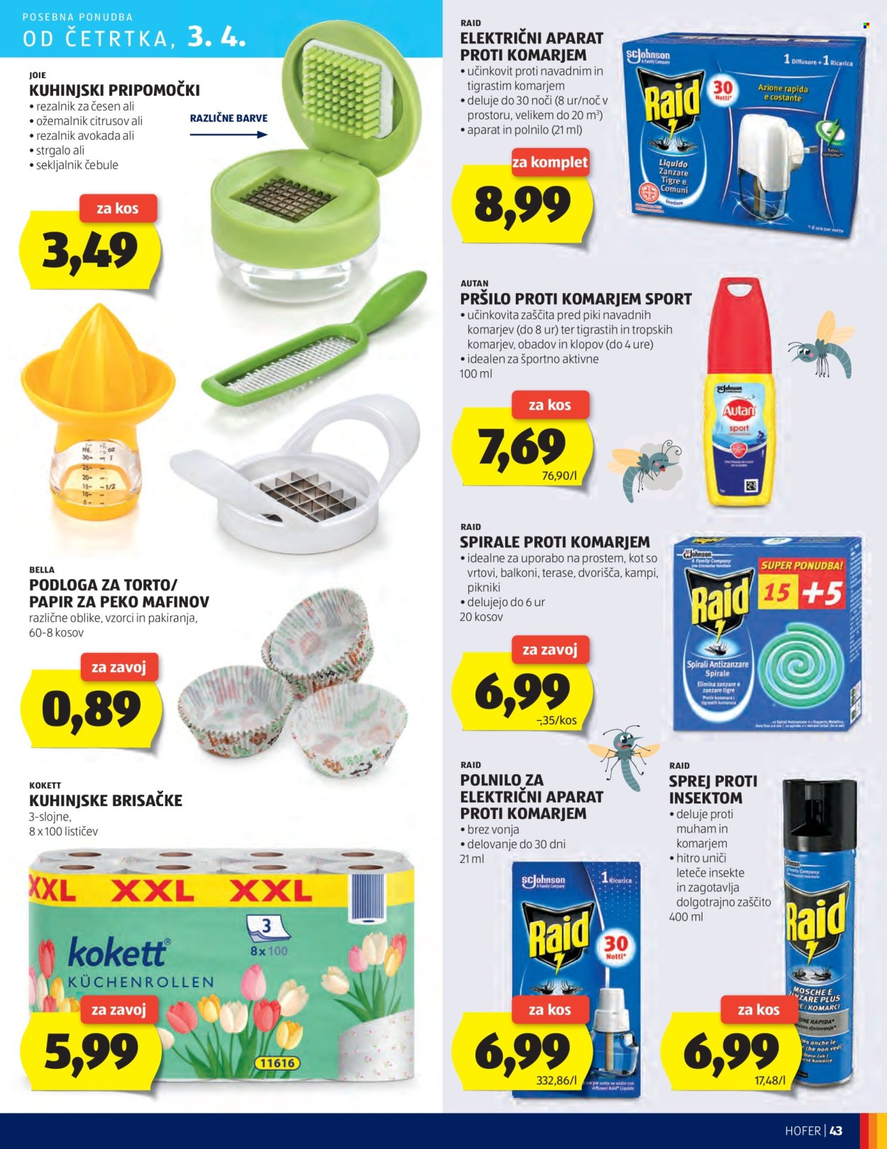 Hofer katalog - 27.3.2025 - 5.4.2025. Stran 43