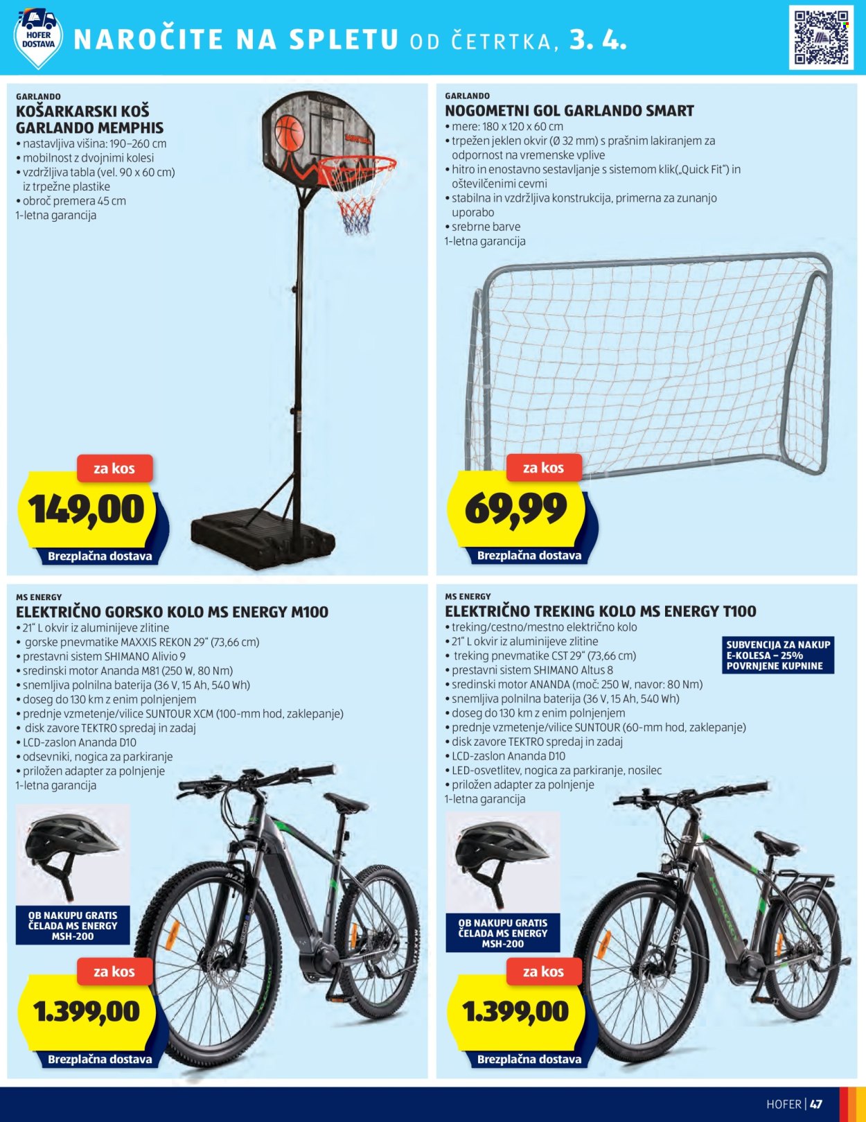 Hofer katalog - 27.3.2025 - 5.4.2025. Stran 47