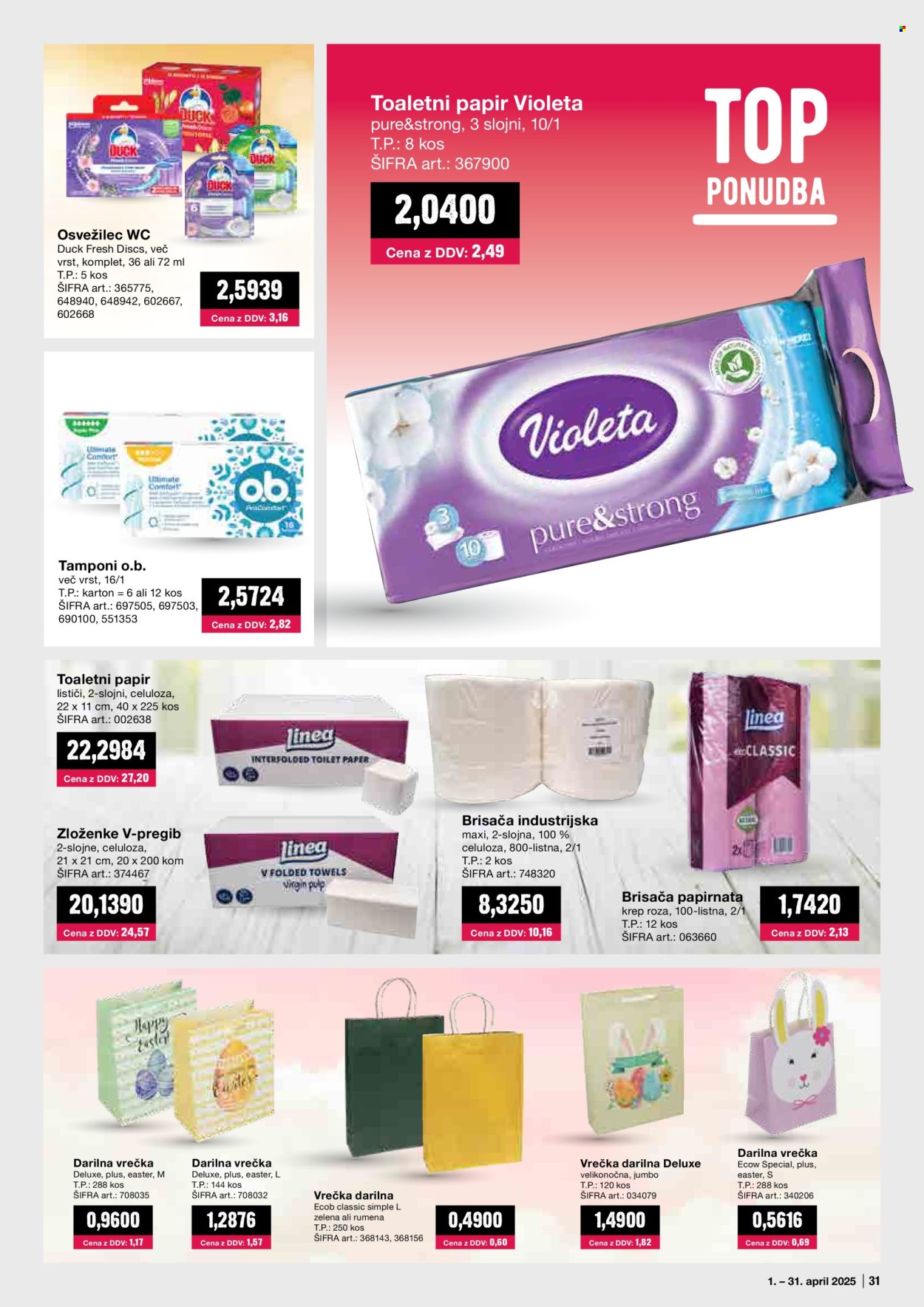 Mercator Cash & Carry katalog - 1.4.2025 - 30.4.2025. Stran 31