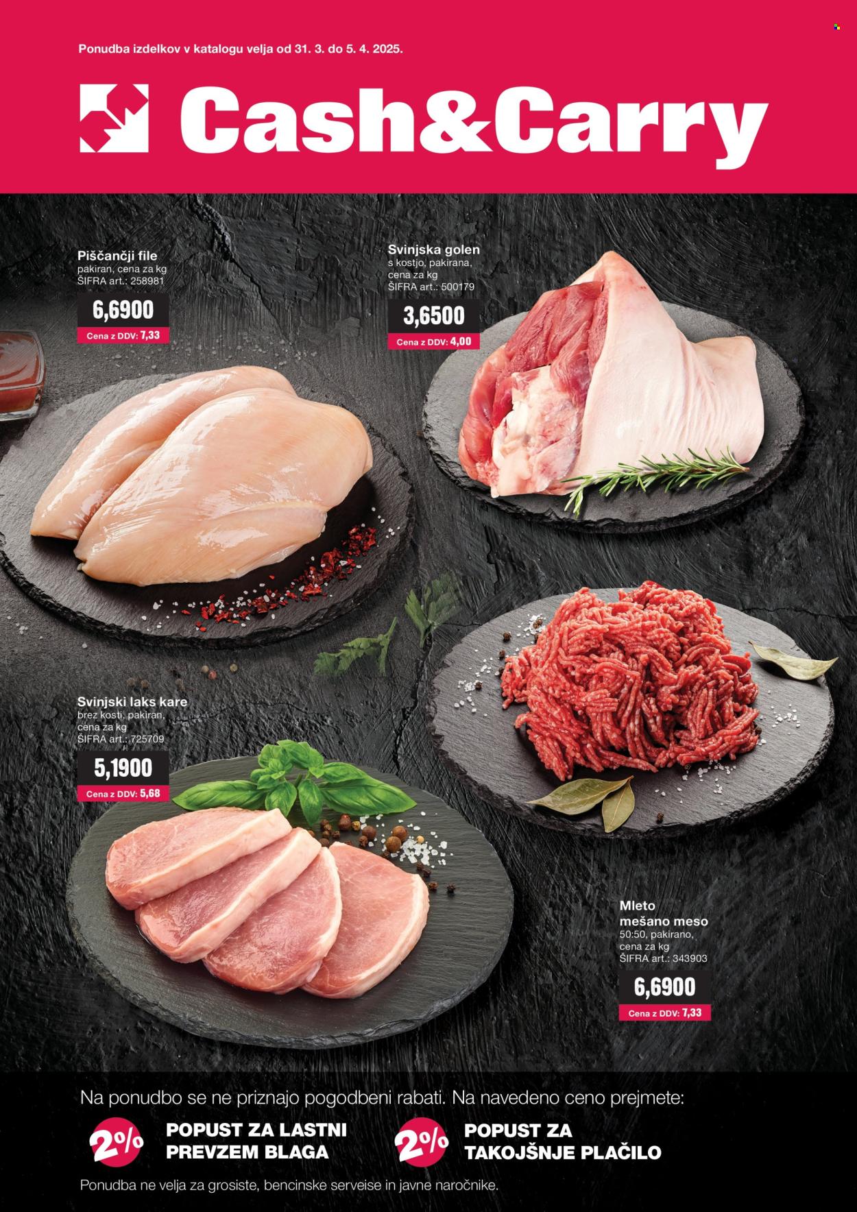 Mercator Cash & Carry katalog - 31.3.2025 - 5.4.2025. Stran 1