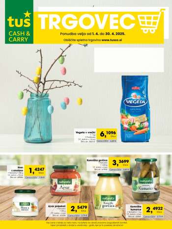 Tuš Cash & Carry katalog - 1.4.2025 - 30.4.2025.