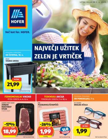 Hofer katalog - 3.4.2025 - 12.4.2025.