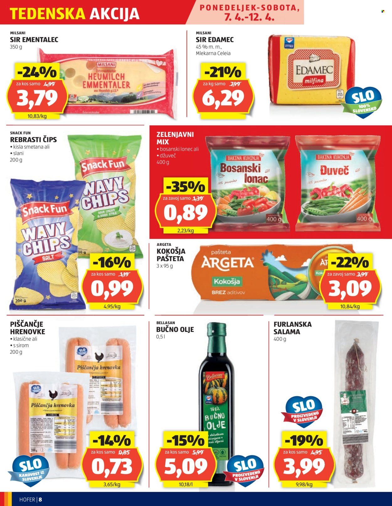 Hofer katalog - 3.4.2025 - 12.4.2025. Stran 8