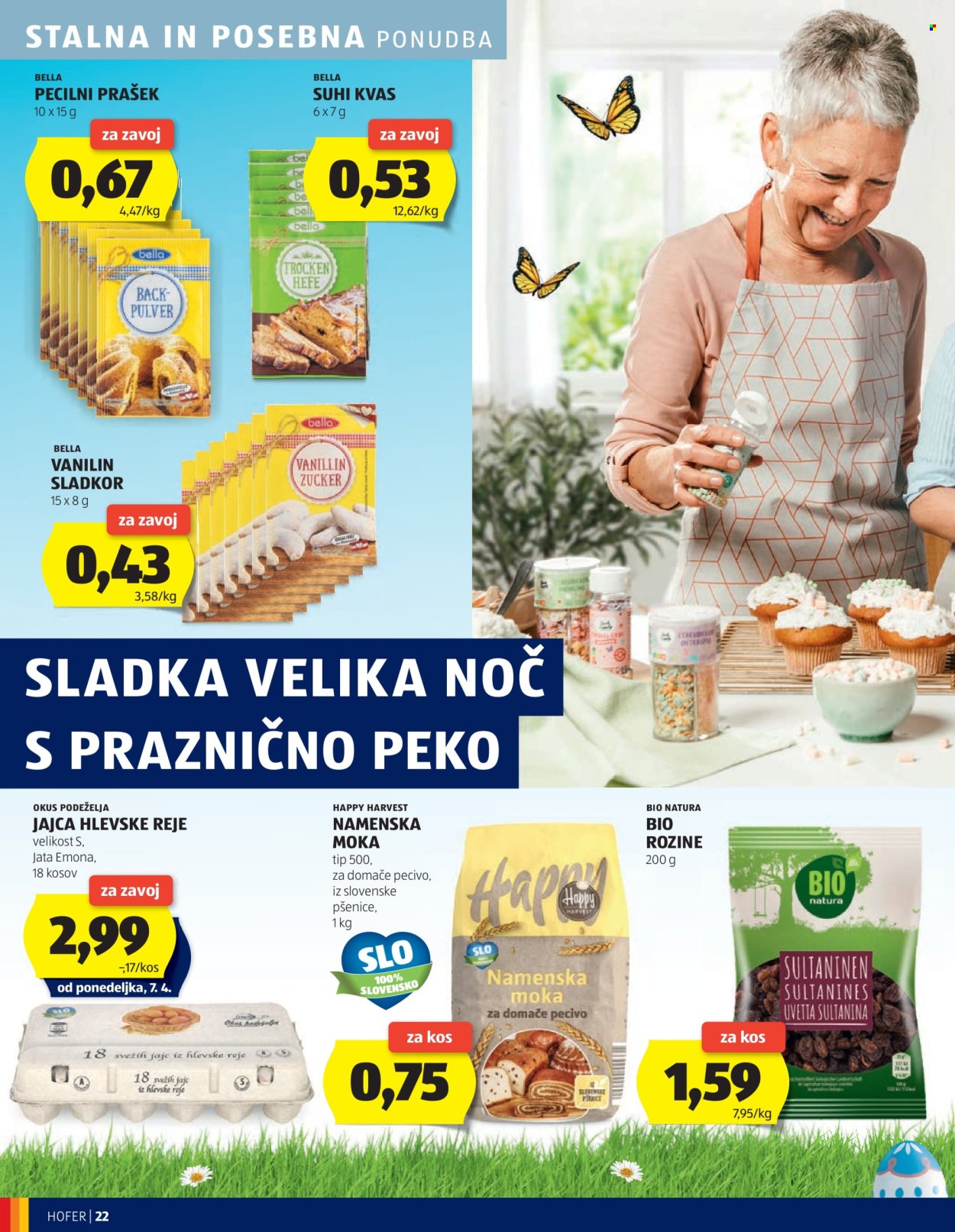 Hofer katalog - 3.4.2025 - 12.4.2025. Stran 22