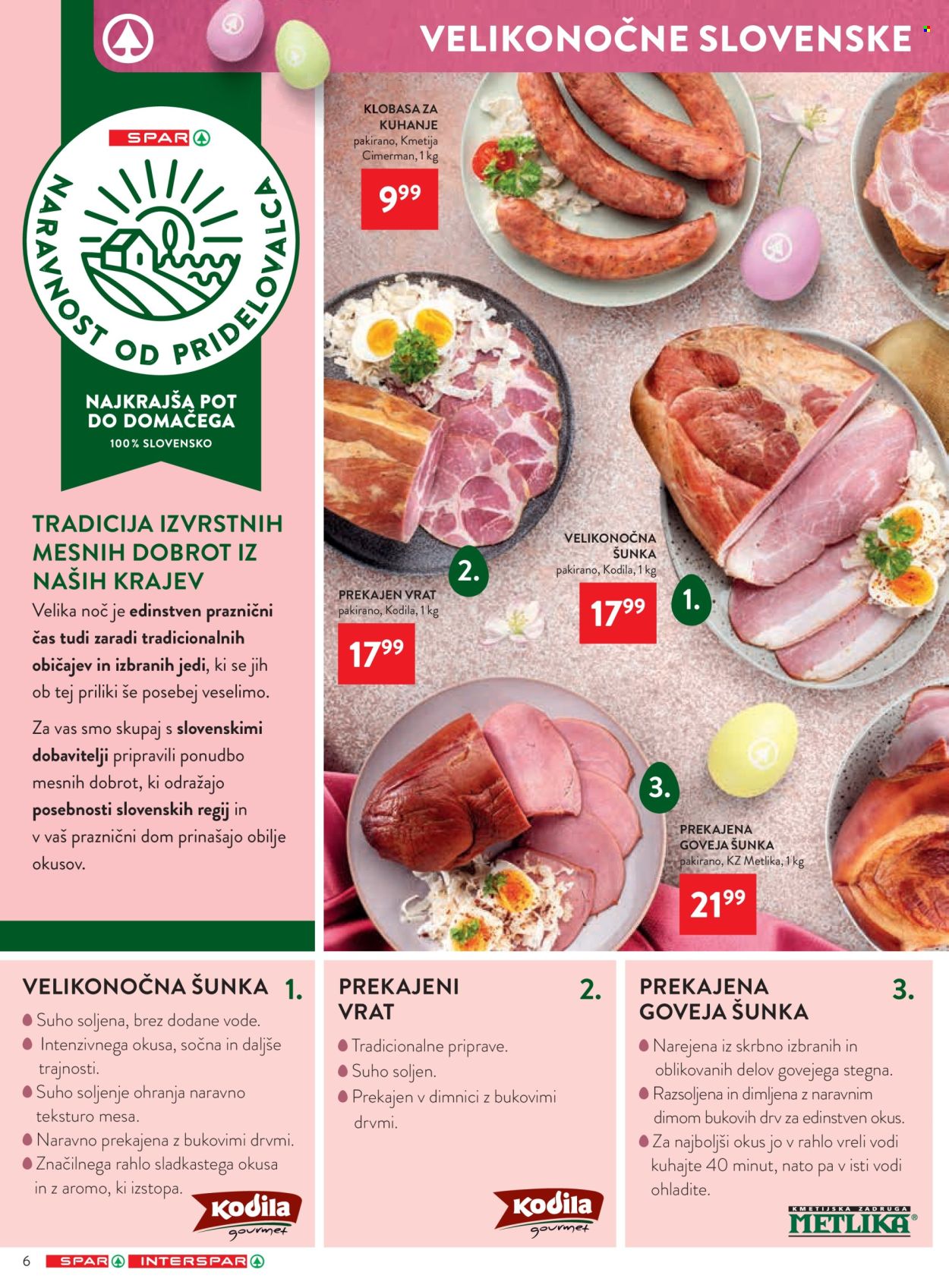 SPAR katalog - 9.4.2025 - 22.4.2025. Stran 6