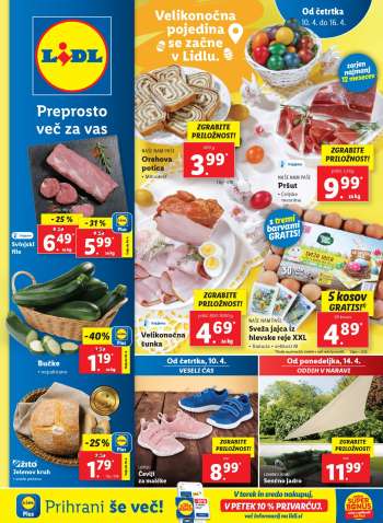 Lidl katalog - 10.4.2025 - 16.4.2025.