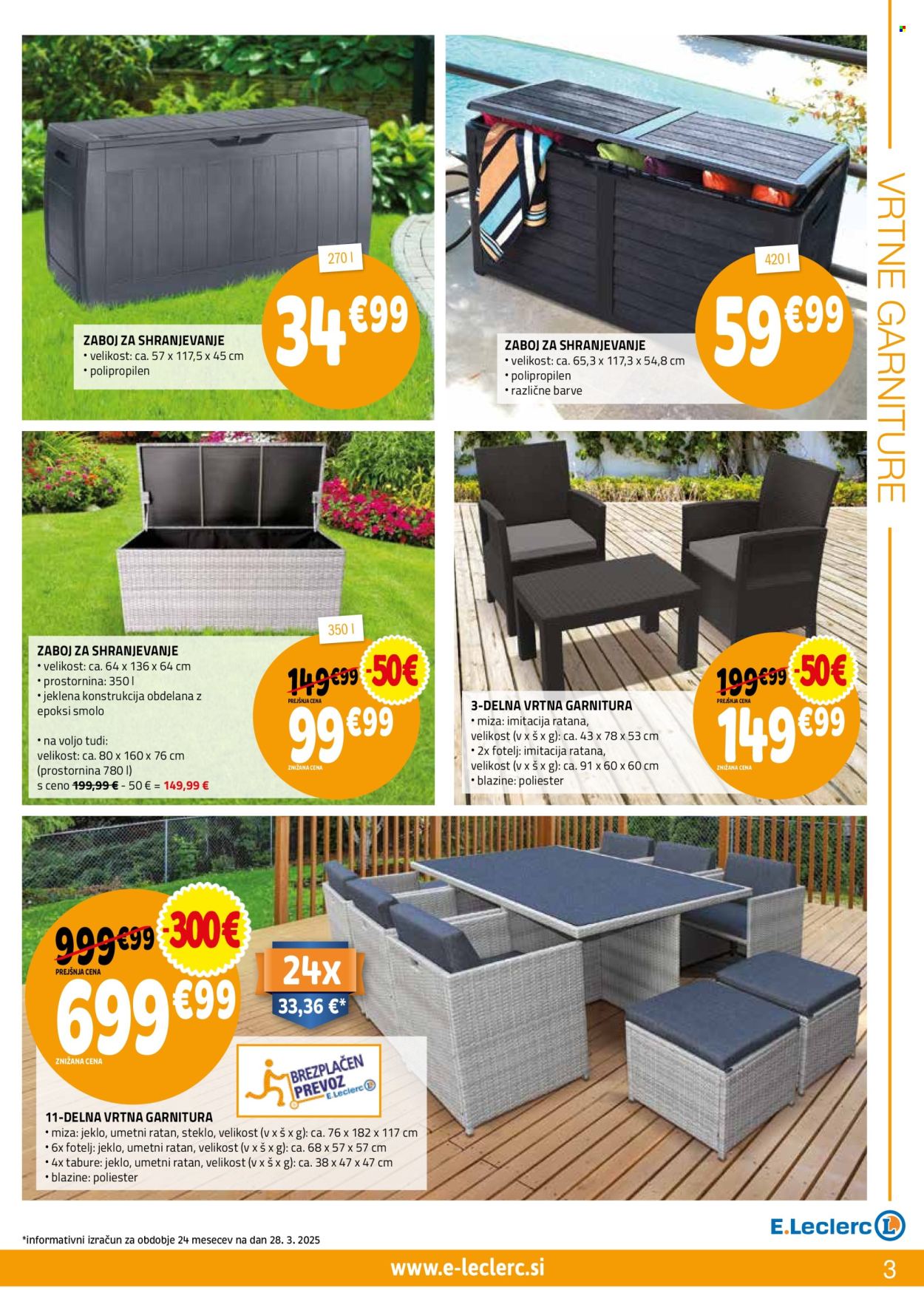 E.Leclerc katalog - 9.4.2025 - 24.5.2025. Stran 3