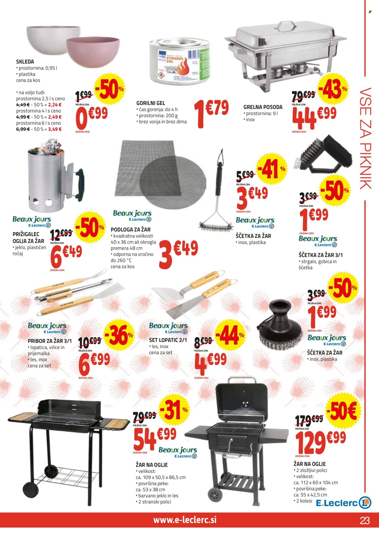 E.Leclerc katalog - 9.4.2025 - 24.5.2025. Stran 23
