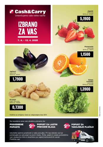 Mercator Cash & Carry katalog - 7.4.2025 - 12.4.2025.