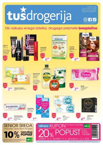 Tuš Drogeria katalog - 9.4.2025 - 19.4.2025.