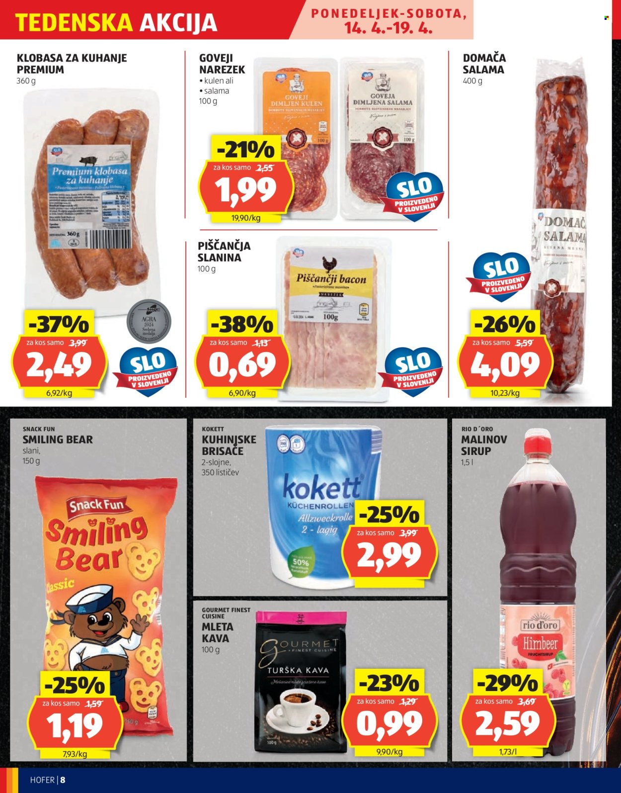 Hofer katalog - 10.4.2025 - 19.4.2025. Stran 8