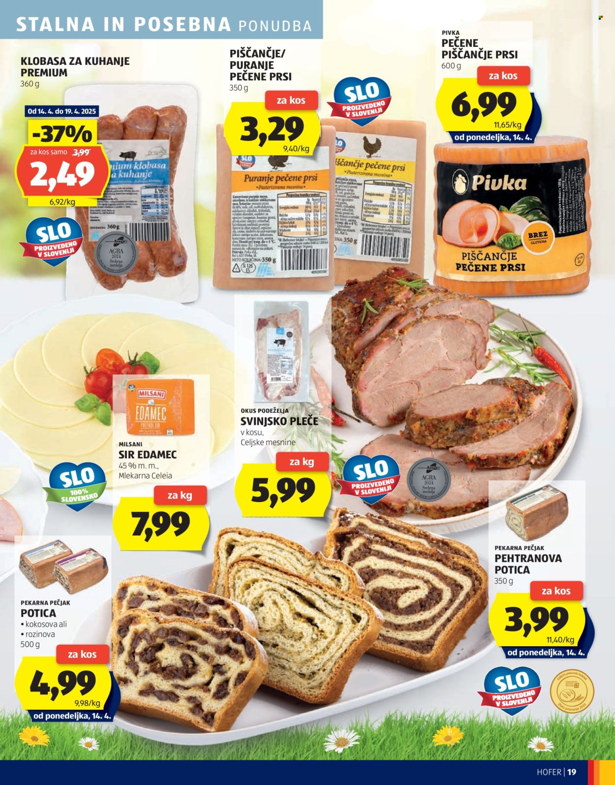 Hofer katalog - 10.4.2025 - 19.4.2025. Stran 19