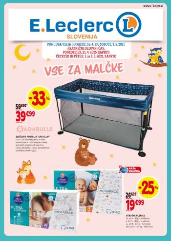 E.Leclerc katalog - 16.4.2025 - 3.5.2025.