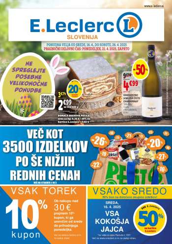 E.Leclerc katalog - 16.4.2025 - 26.4.2025.