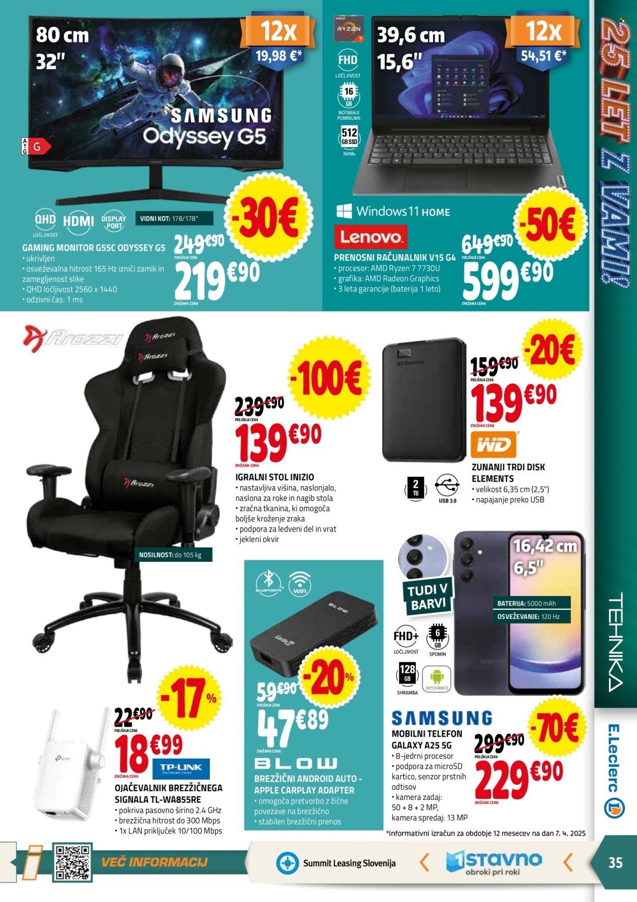 E.Leclerc katalog - 16.4.2025 - 26.4.2025. Stran 35
