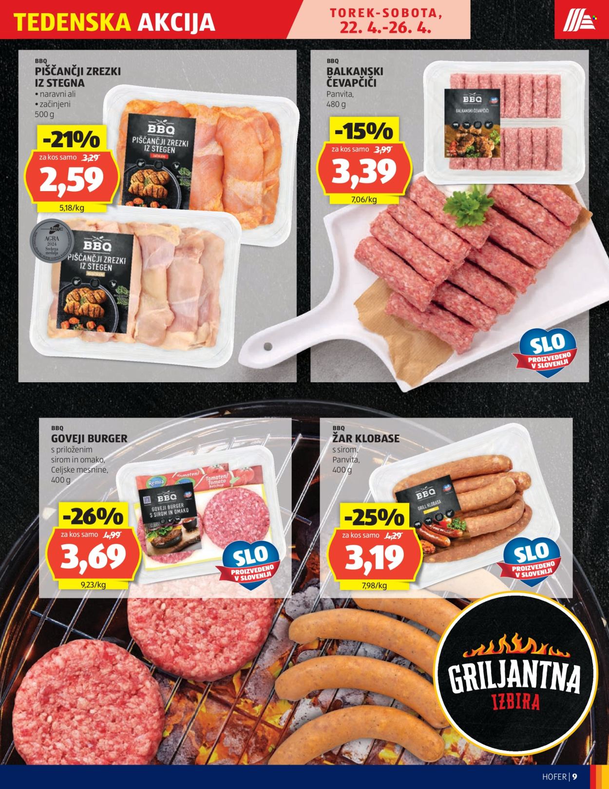 Hofer katalog - 17.4.2025 - 26.4.2025. Stran 9