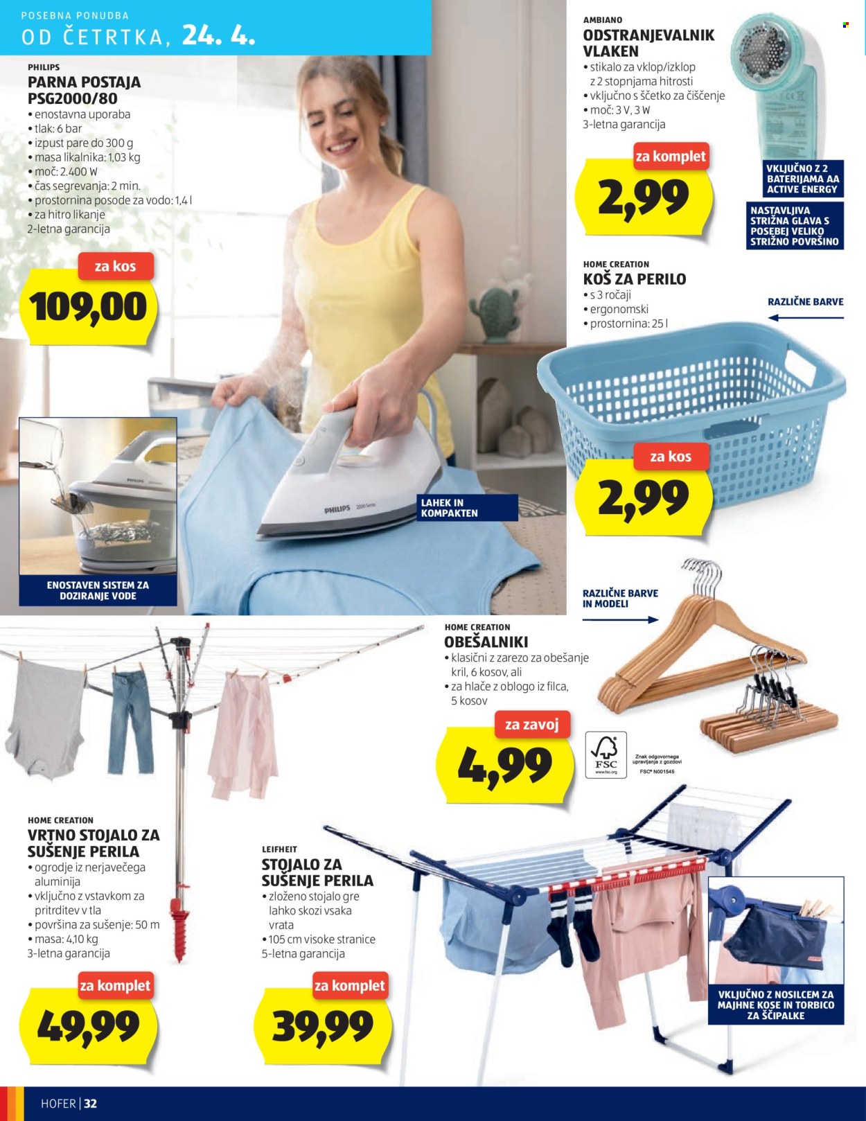 Hofer katalog - 17.4.2025 - 26.4.2025. Stran 32
