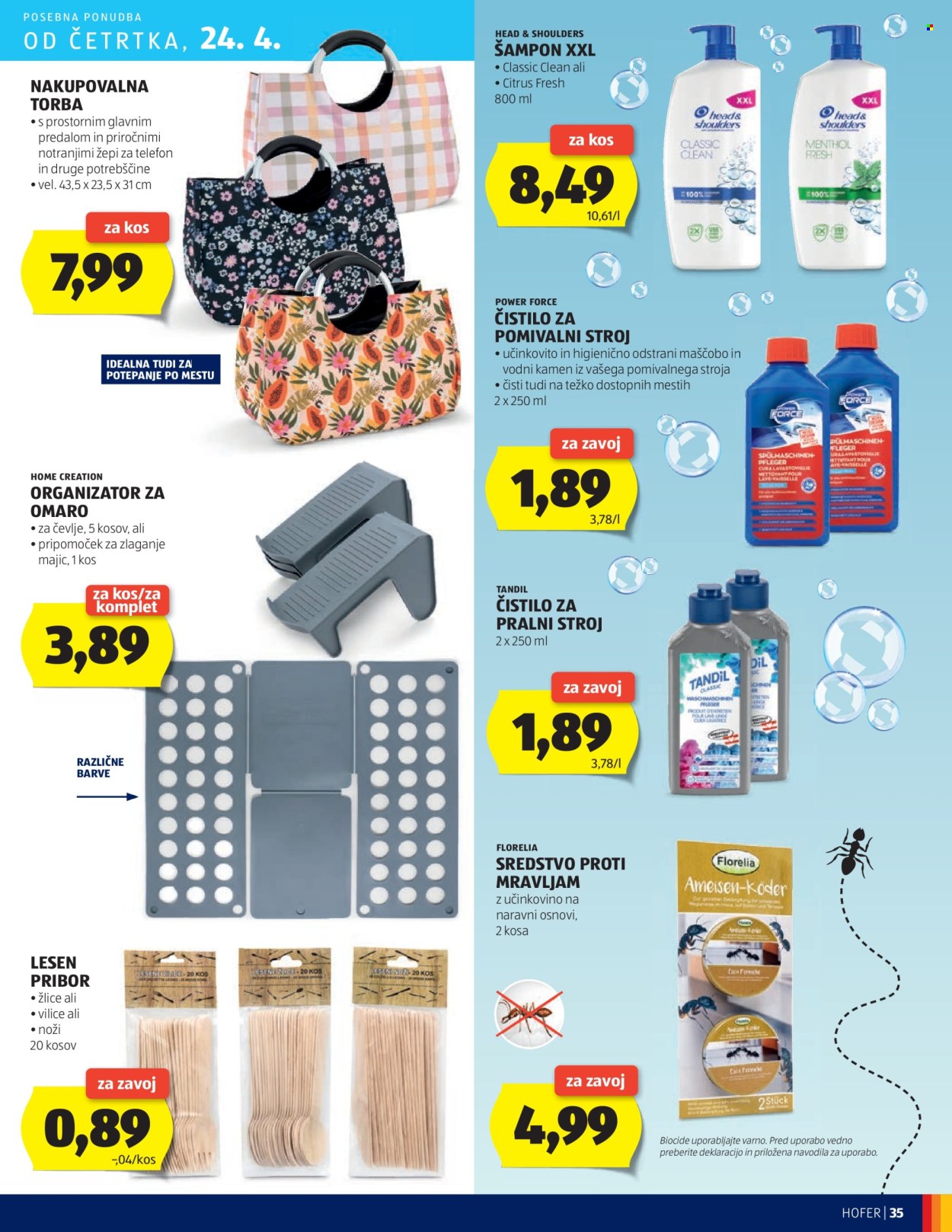 Hofer katalog - 17.4.2025 - 26.4.2025. Stran 35