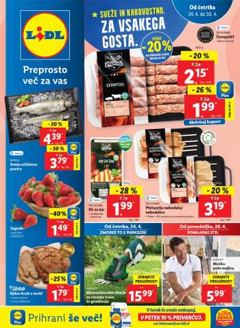 Lidl katalog - 24.4.2025 - 30.4.2025.