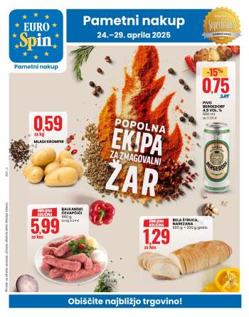 EuroSpin katalog - 24.4.2025 - 29.4.2025.