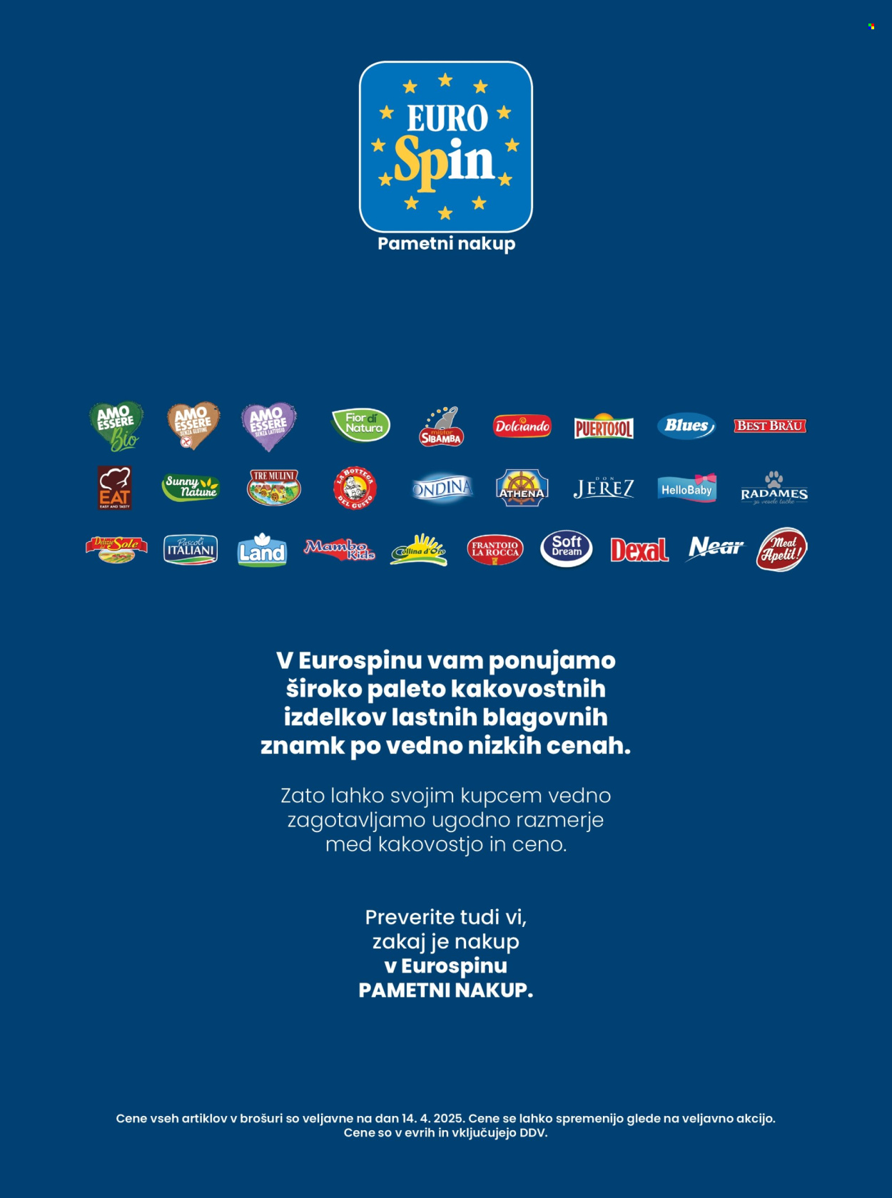 EuroSpin katalog - 21.4.2025 - 27.4.2025. Stran 18