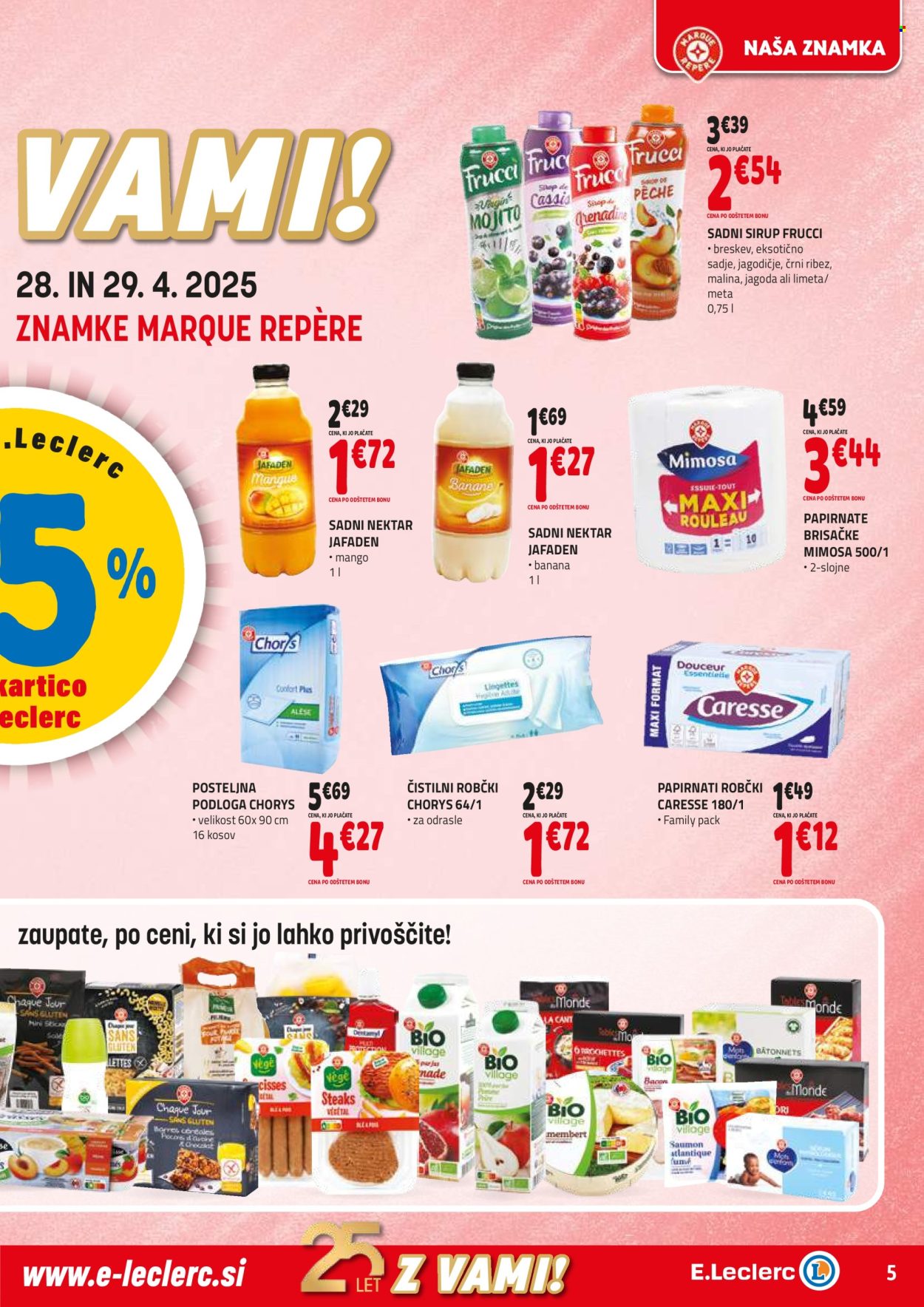E.Leclerc katalog - 23.4.2025 - 3.5.2025. Stran 5