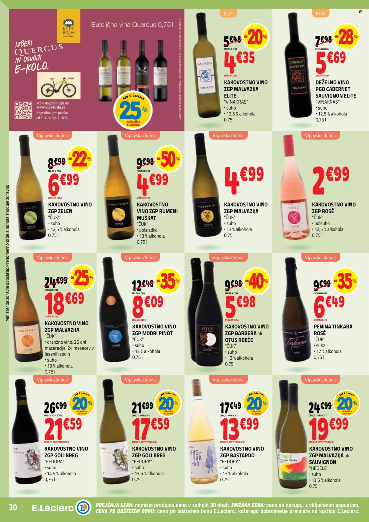 E.Leclerc katalog - 23.4.2025 - 3.5.2025. Stran 30
