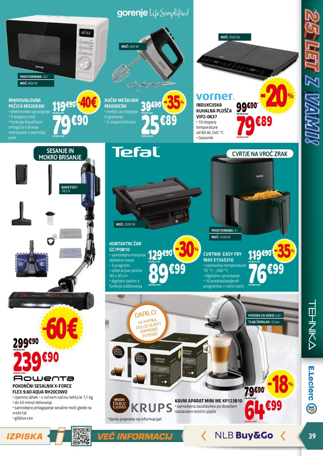 E.Leclerc katalog - 23.4.2025 - 3.5.2025. Stran 39