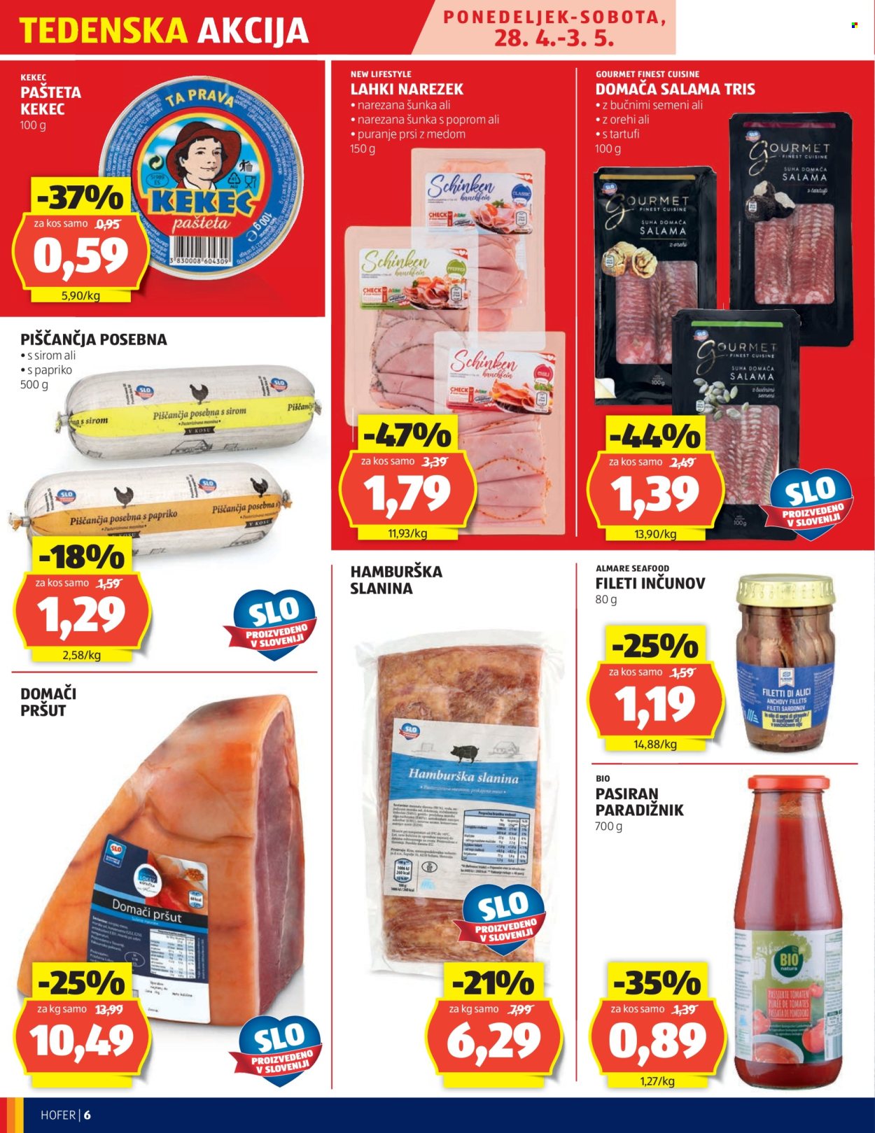 Hofer katalog - 24.4.2025 - 3.5.2025. Stran 6