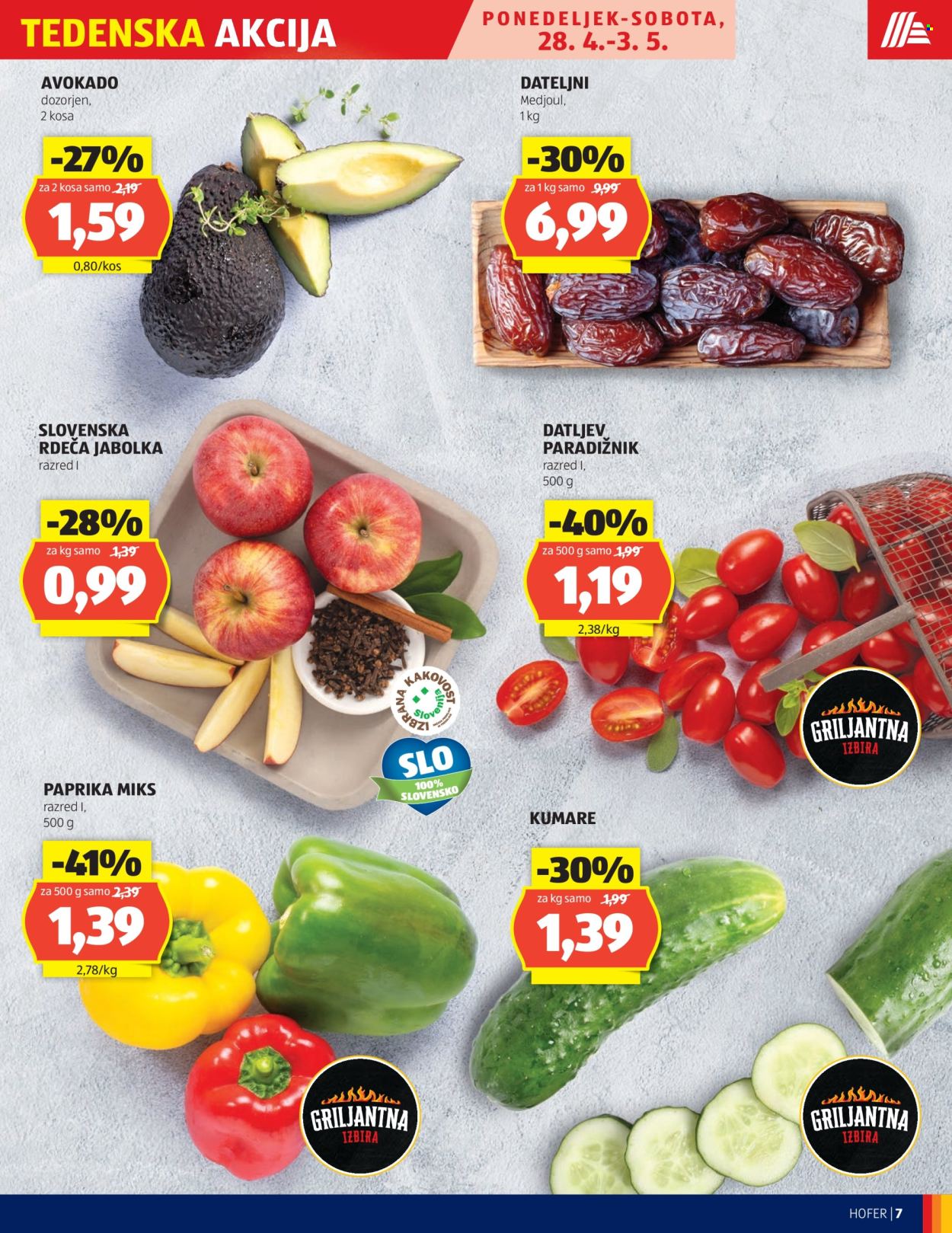 Hofer katalog - 24.4.2025 - 3.5.2025. Stran 7
