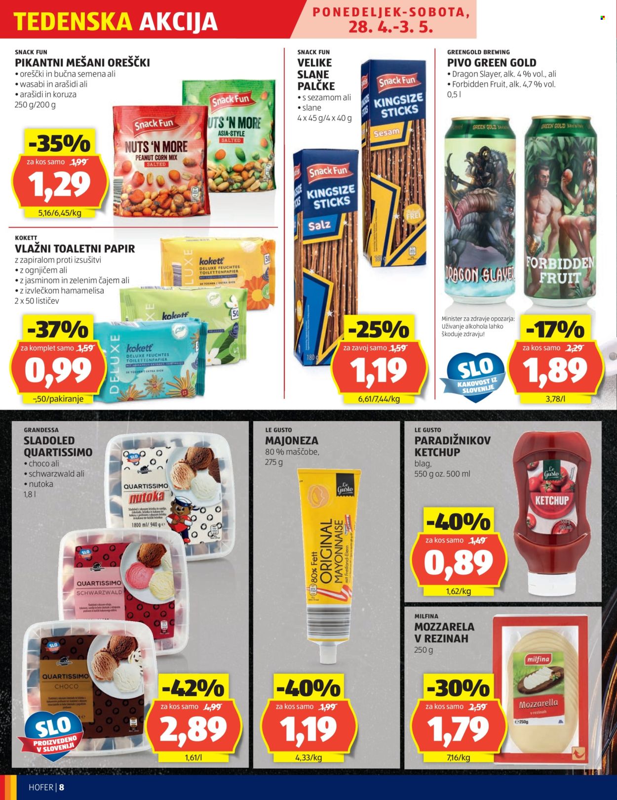 Hofer katalog - 24.4.2025 - 3.5.2025. Stran 8