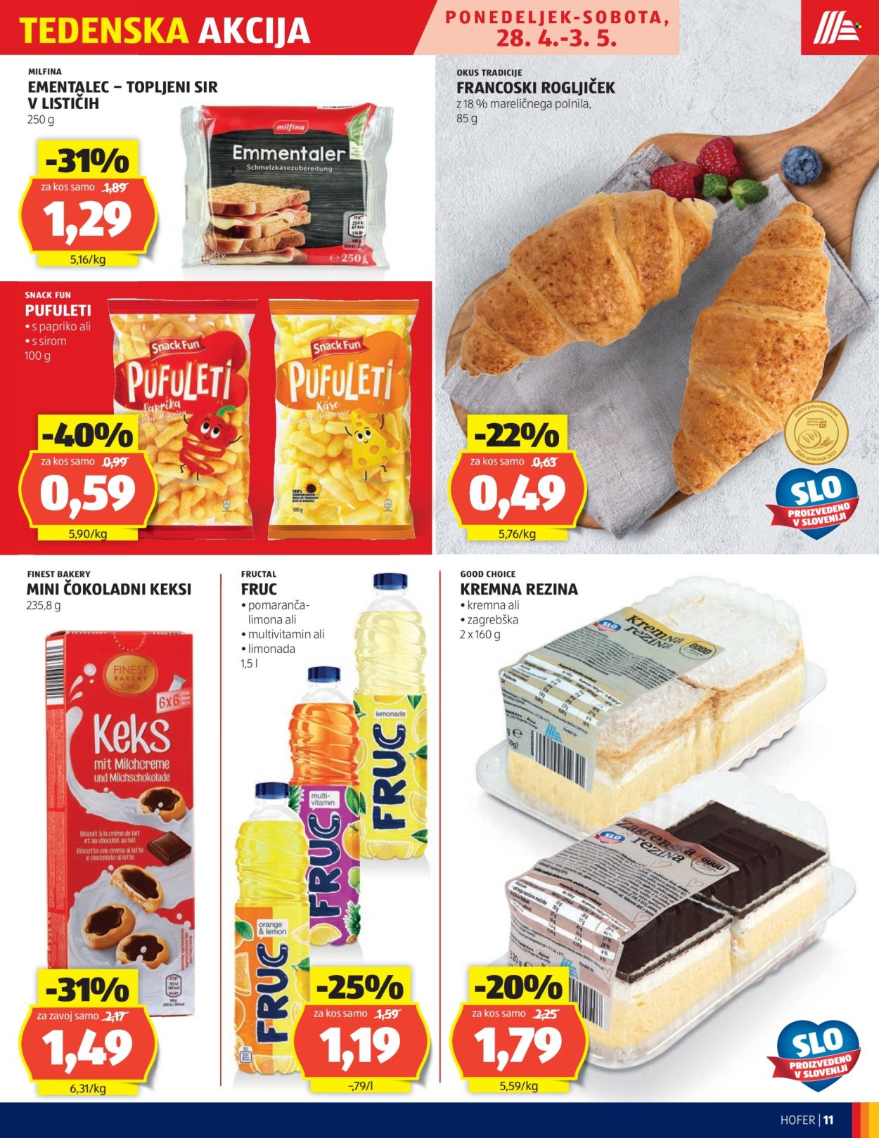 Hofer katalog - 24.4.2025 - 3.5.2025. Stran 11