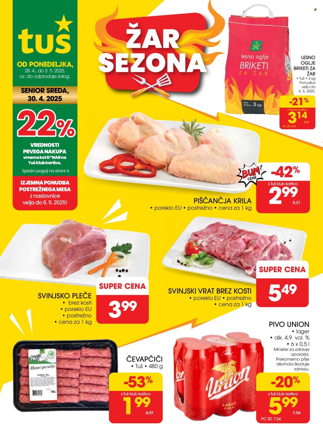 Tuš katalog - 28.4.2025 - 3.5.2025. Stran 1