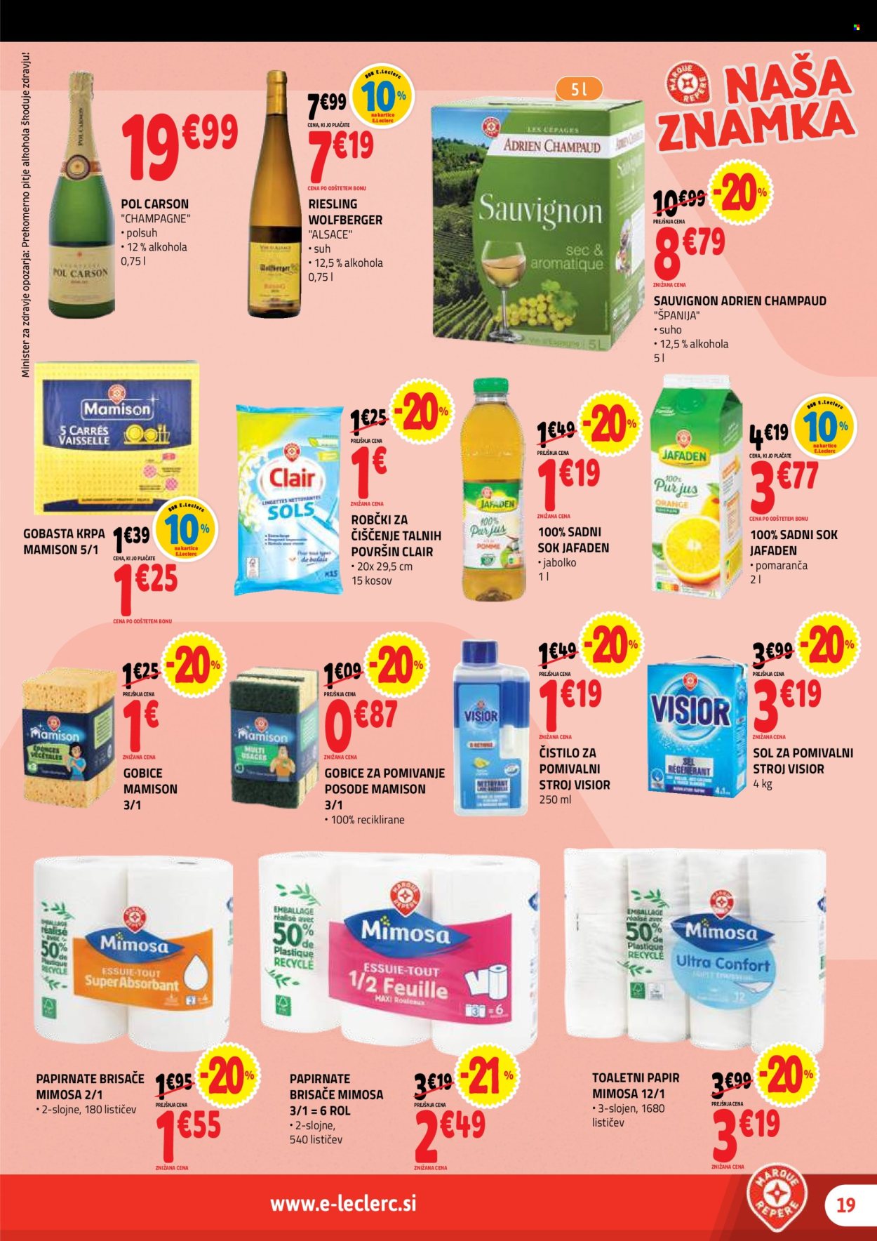 E.Leclerc katalog - 30.4.2025 - 10.5.2025. Stran 19