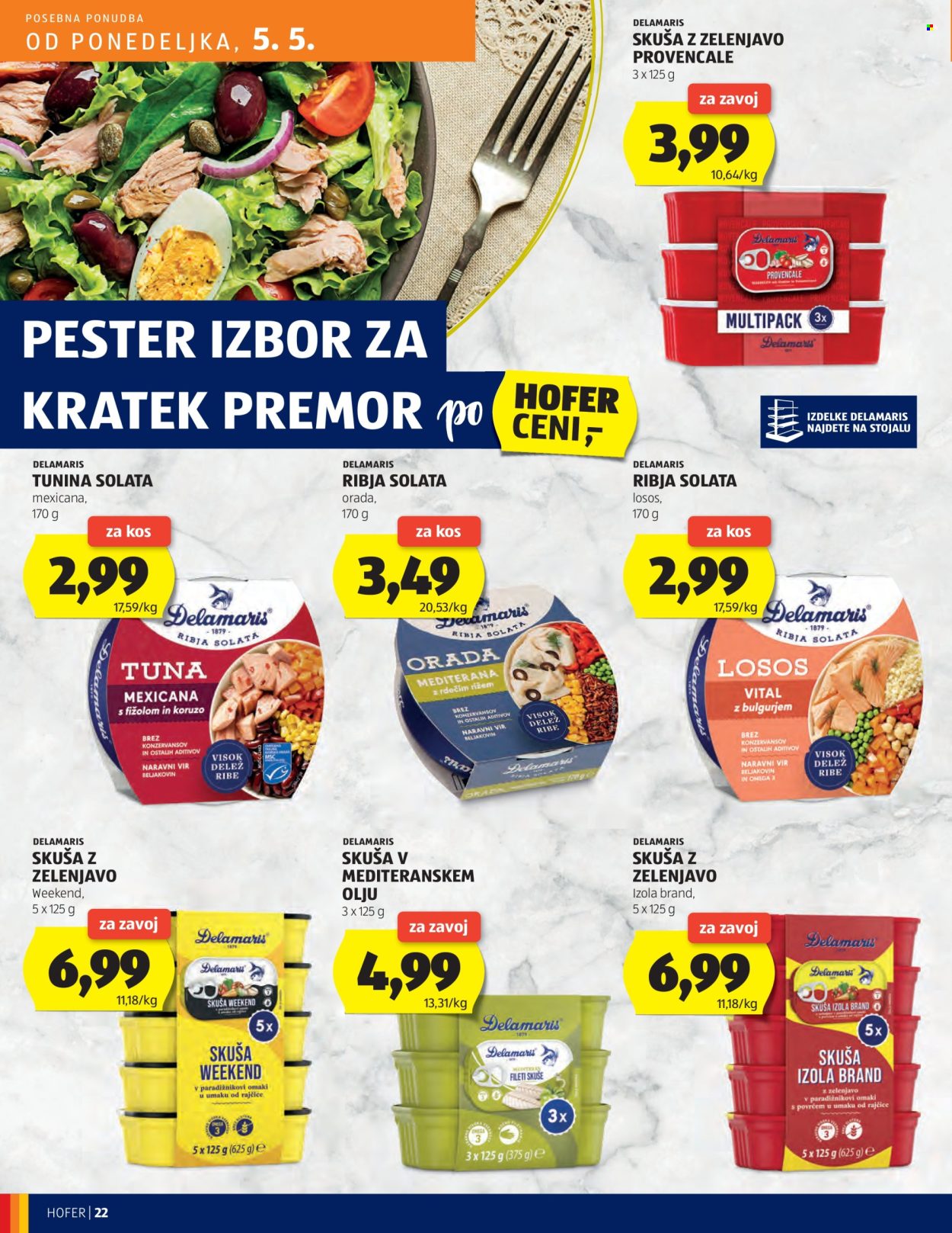 Hofer katalog - 28.4.2025 - 10.5.2025. Stran 22
