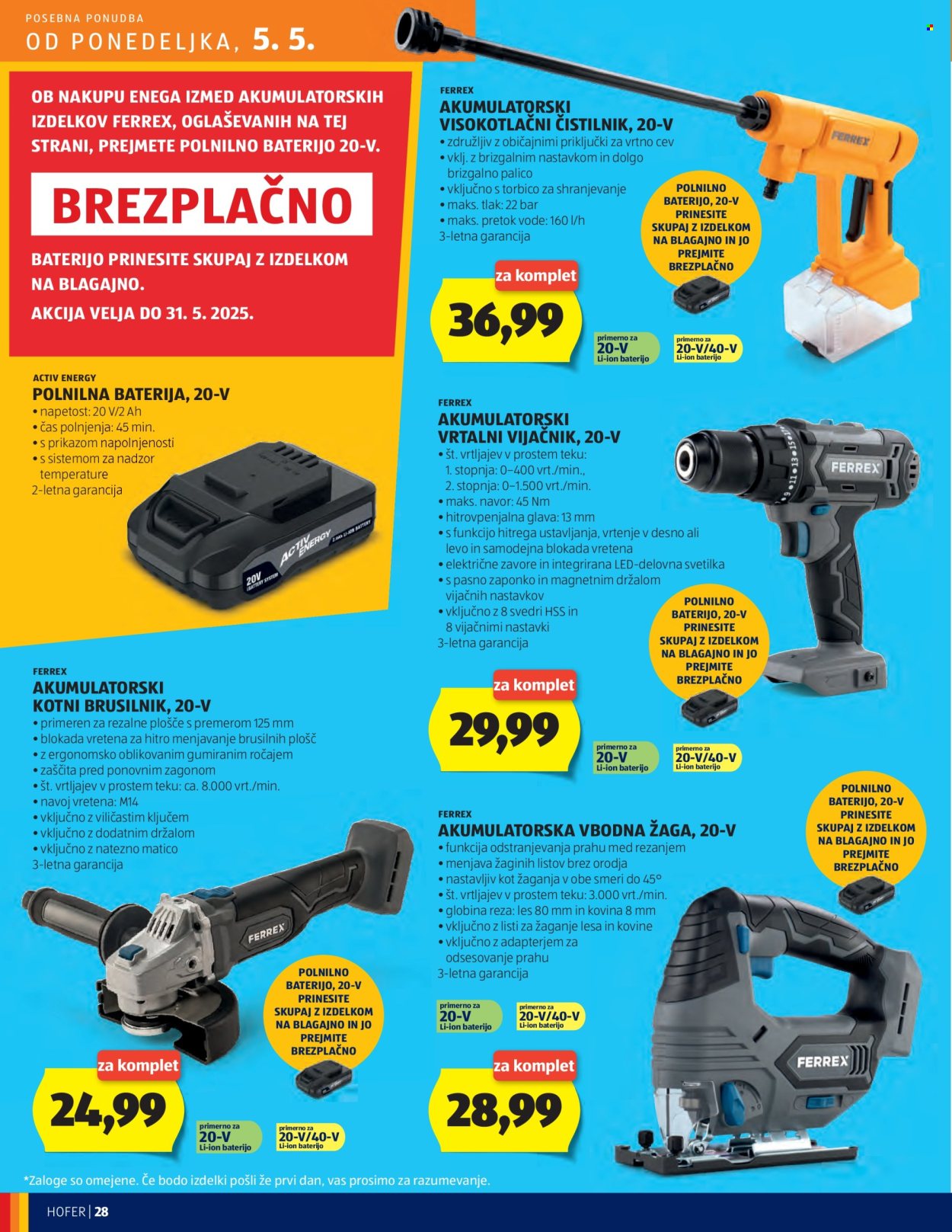 Hofer katalog - 28.4.2025 - 10.5.2025. Stran 28