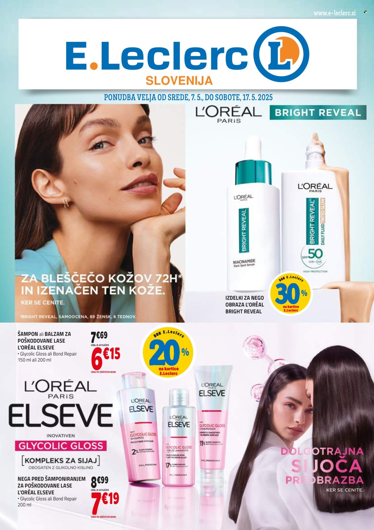 E.Leclerc katalog - 7.5.2025 - 17.5.2025. Stran 1