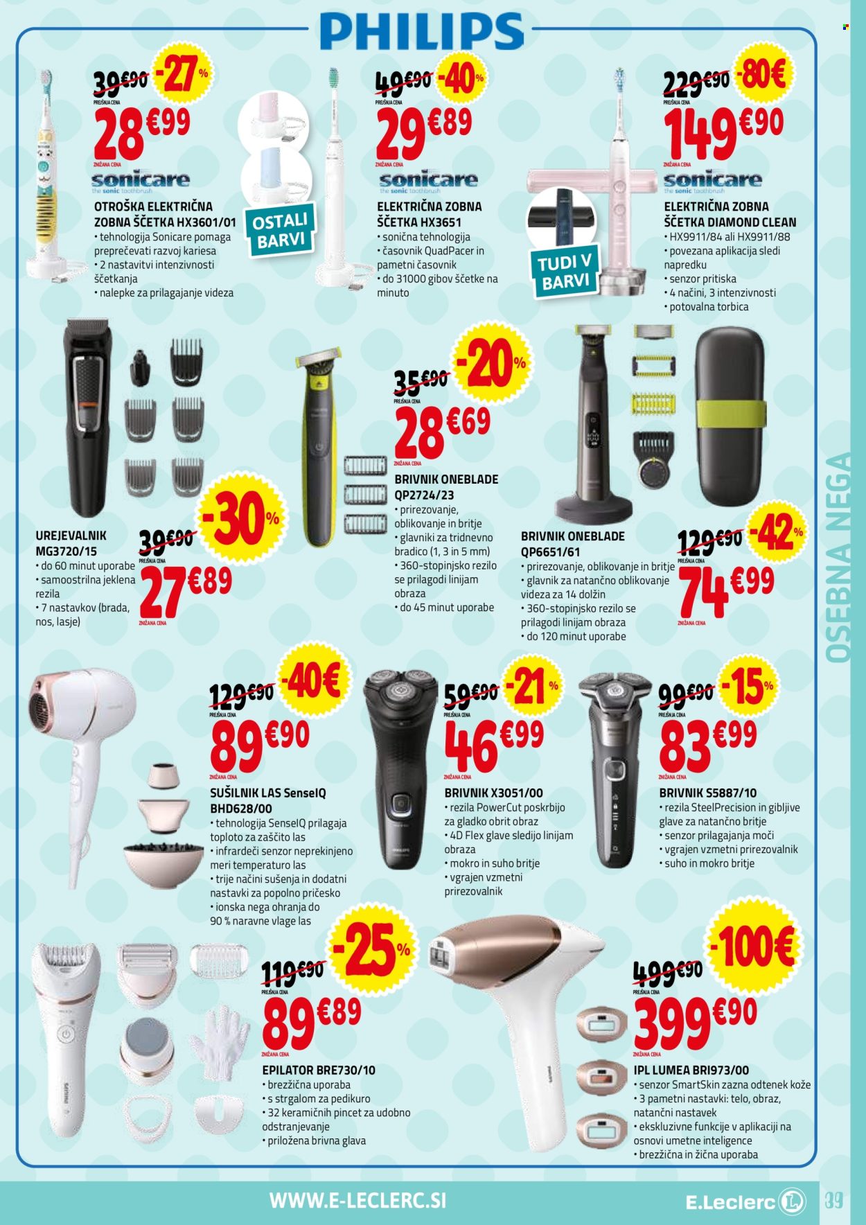 E.Leclerc katalog - 7.5.2025 - 17.5.2025. Stran 39