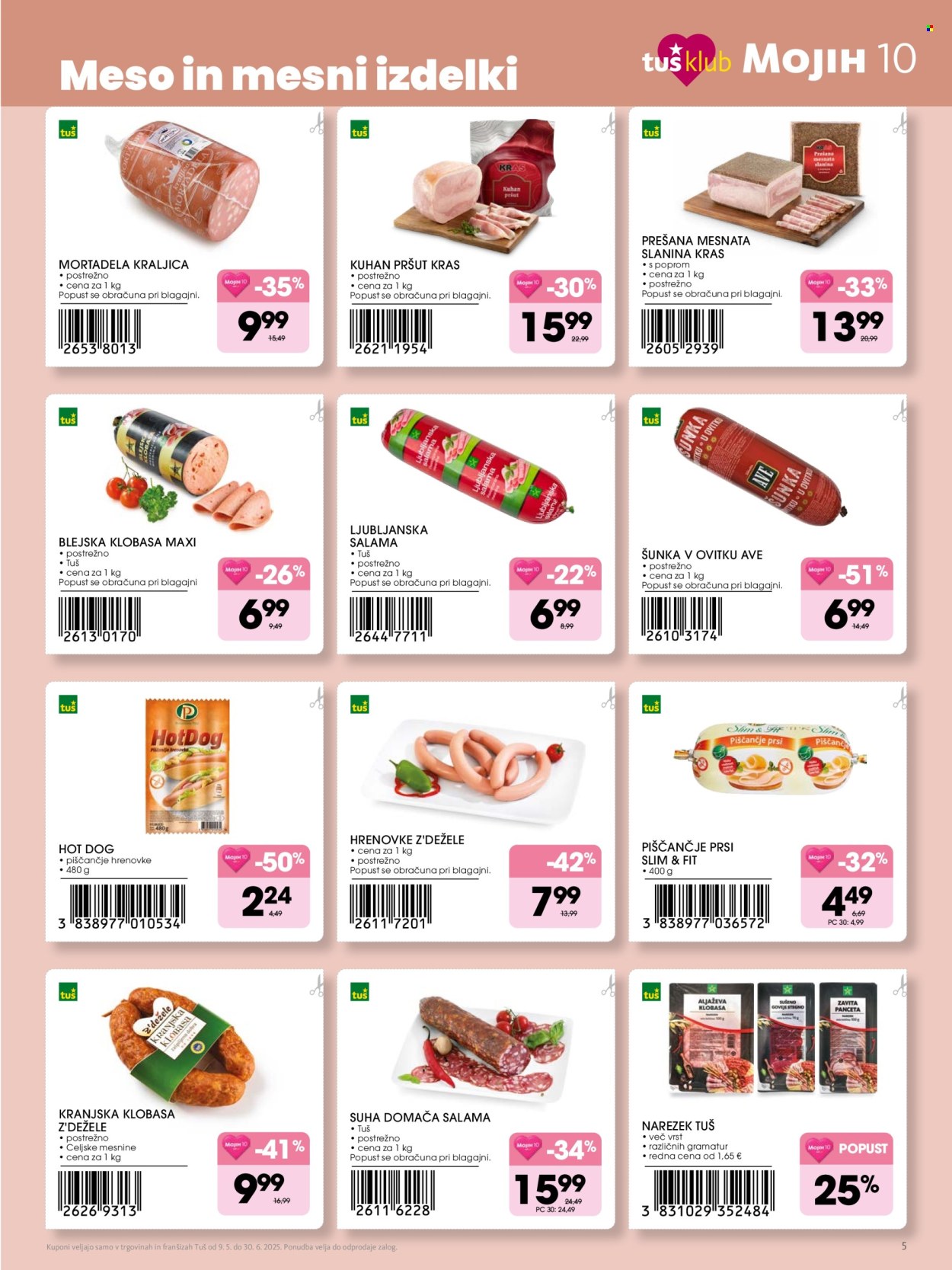 Tuš katalog - 9.5.2025 - 30.6.2025. Stran 5