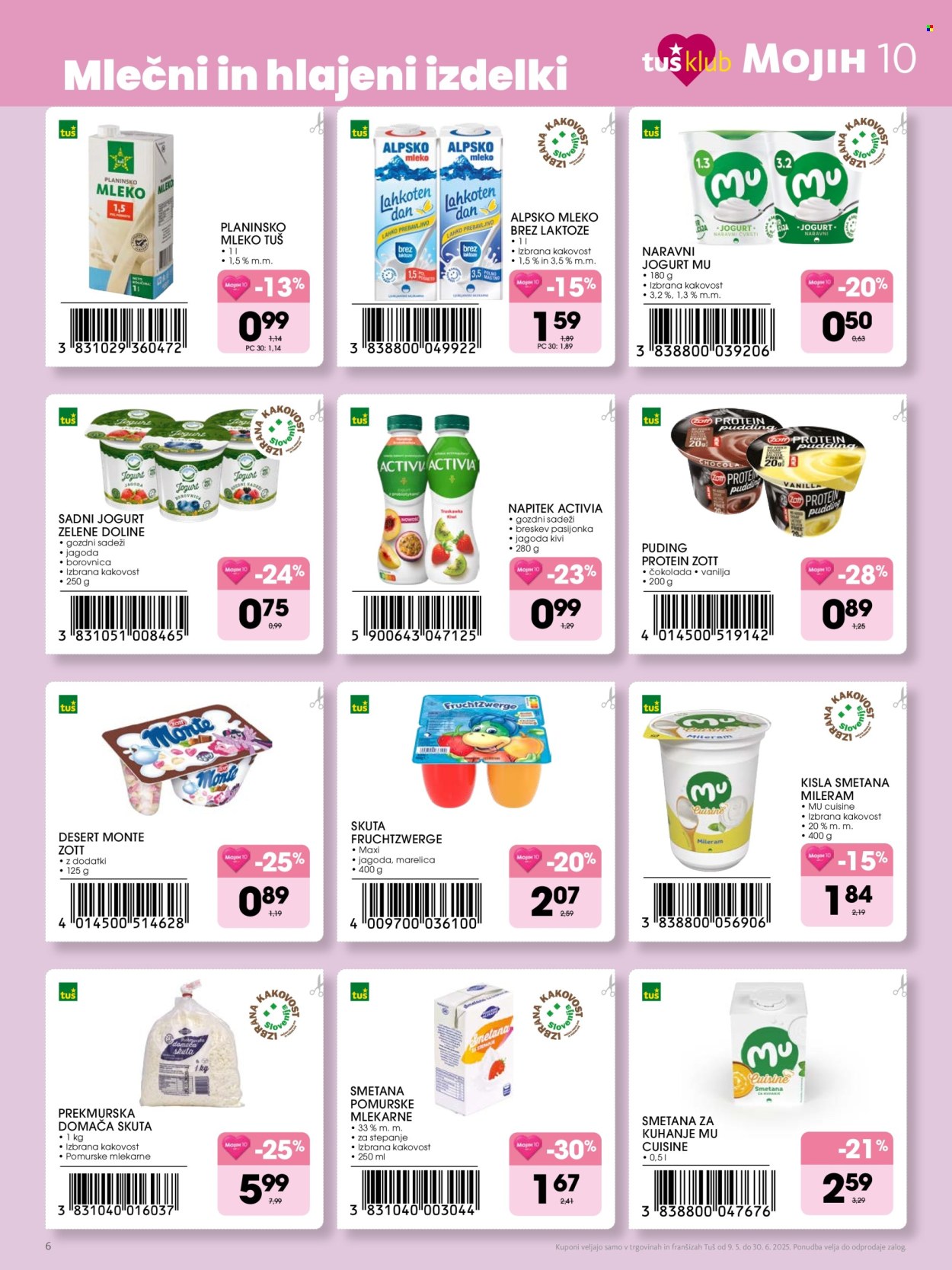 Tuš katalog - 9.5.2025 - 30.6.2025. Stran 6