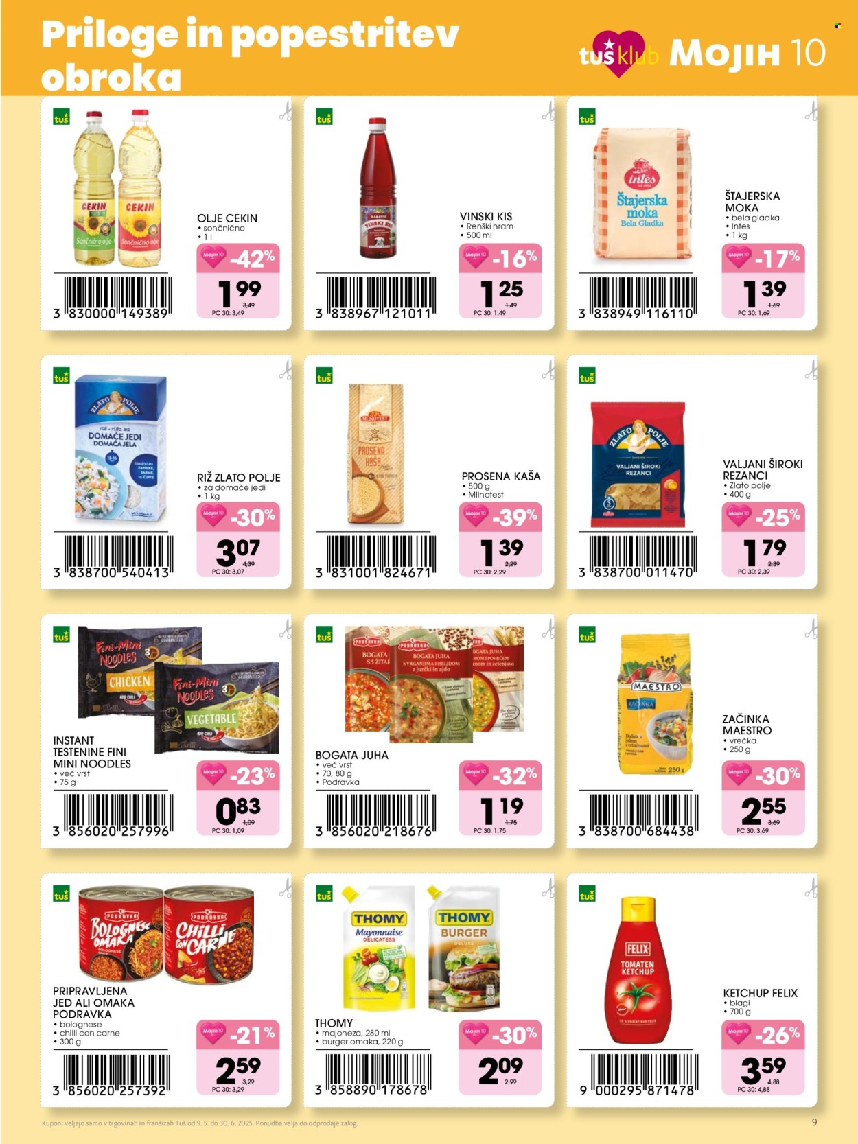 Tuš katalog - 9.5.2025 - 30.6.2025. Stran 9