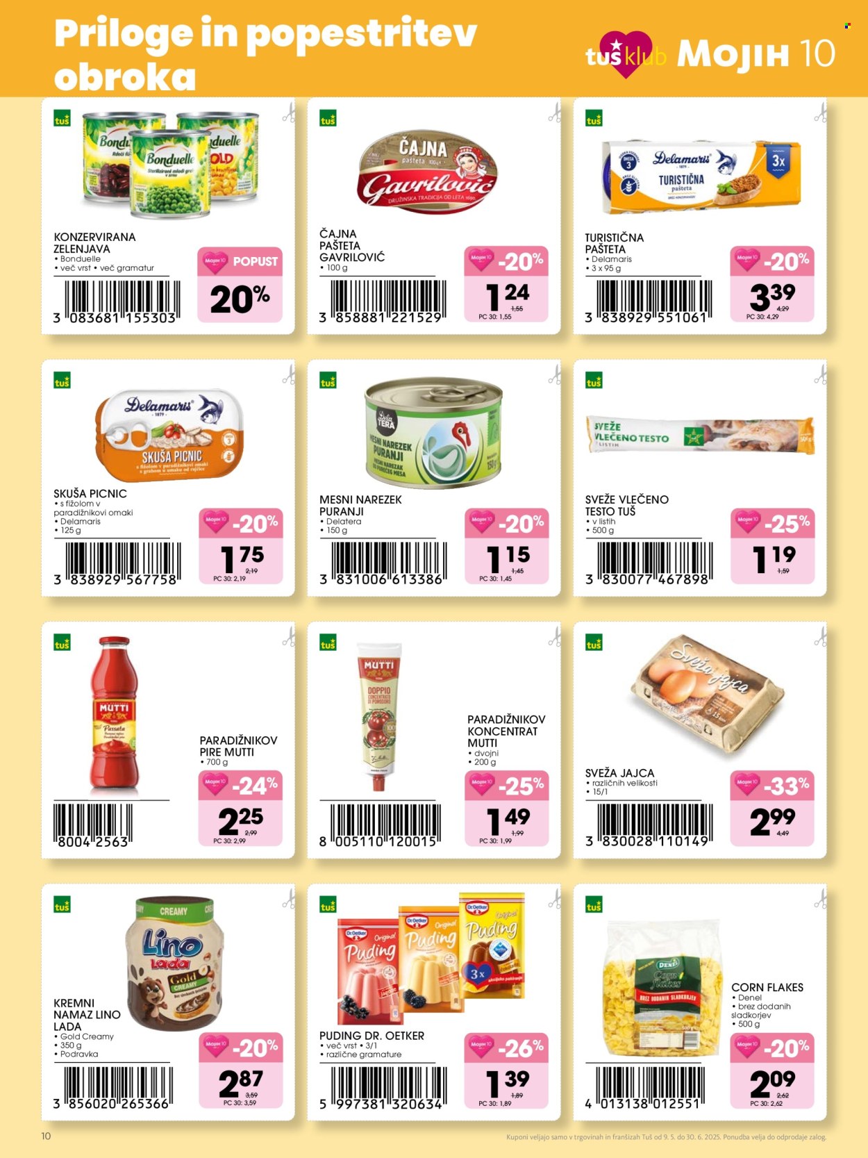 Tuš katalog - 9.5.2025 - 30.6.2025. Stran 10