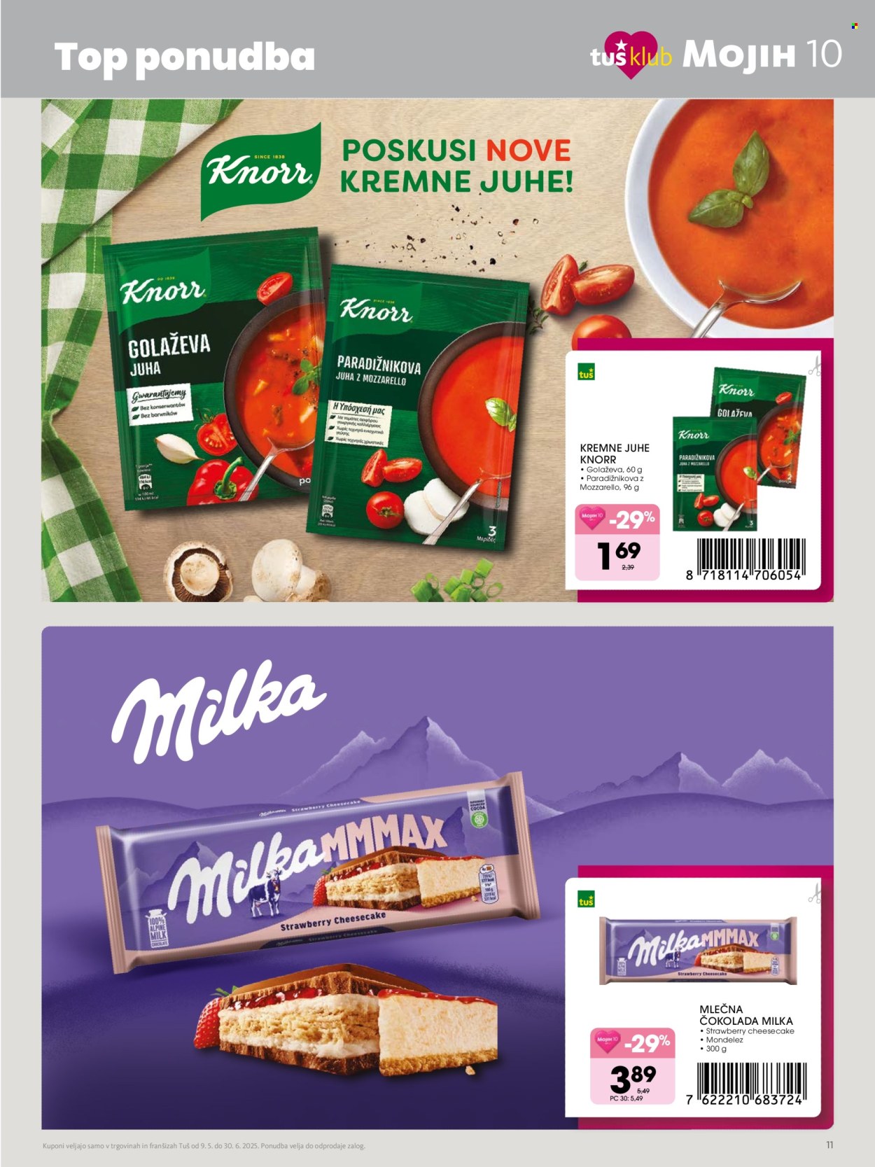 Tuš katalog - 9.5.2025 - 30.6.2025. Stran 11