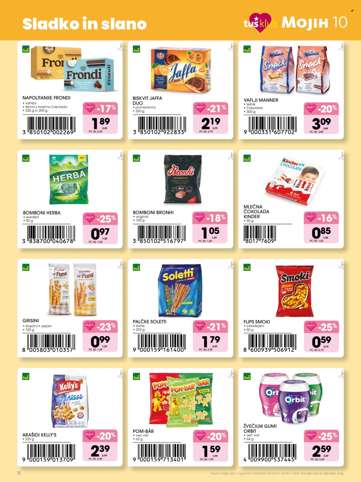 Tuš katalog - 9.5.2025 - 30.6.2025. Stran 12