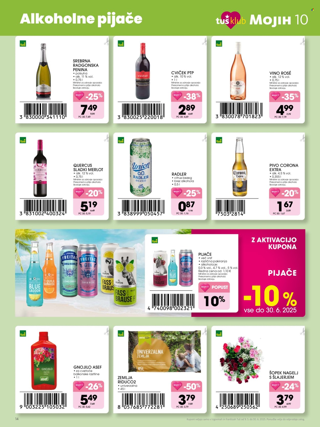 Tuš katalog - 9.5.2025 - 30.6.2025. Stran 14