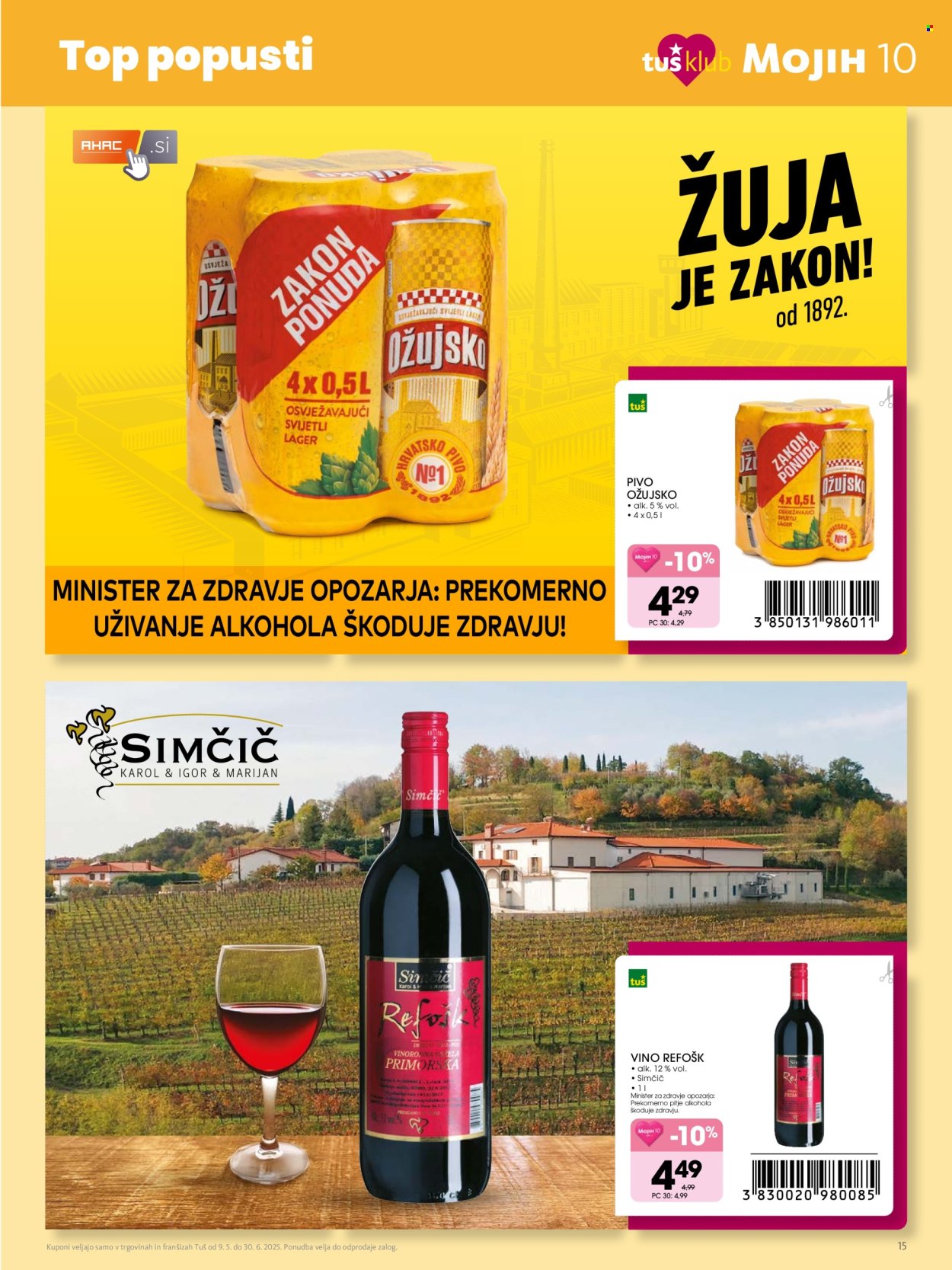 Tuš katalog - 9.5.2025 - 30.6.2025. Stran 15