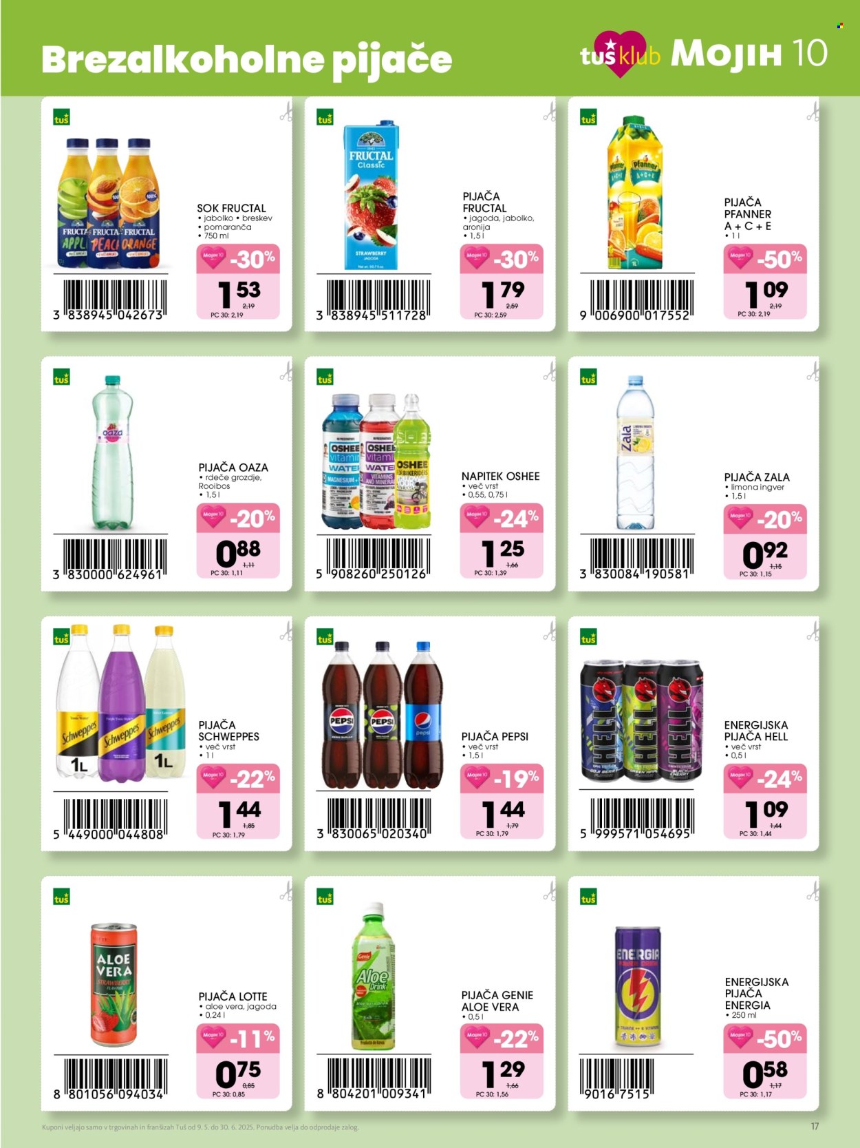 Tuš katalog - 9.5.2025 - 30.6.2025. Stran 17