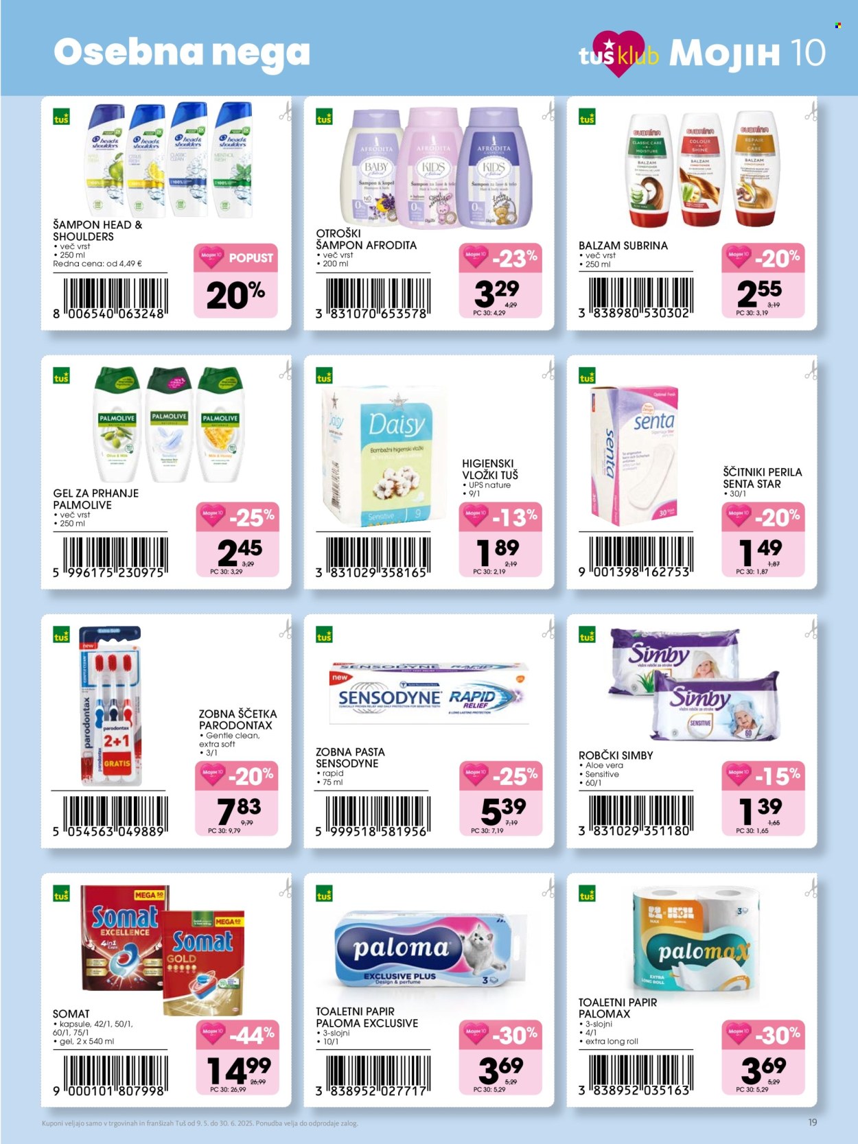 Tuš katalog - 9.5.2025 - 30.6.2025. Stran 19
