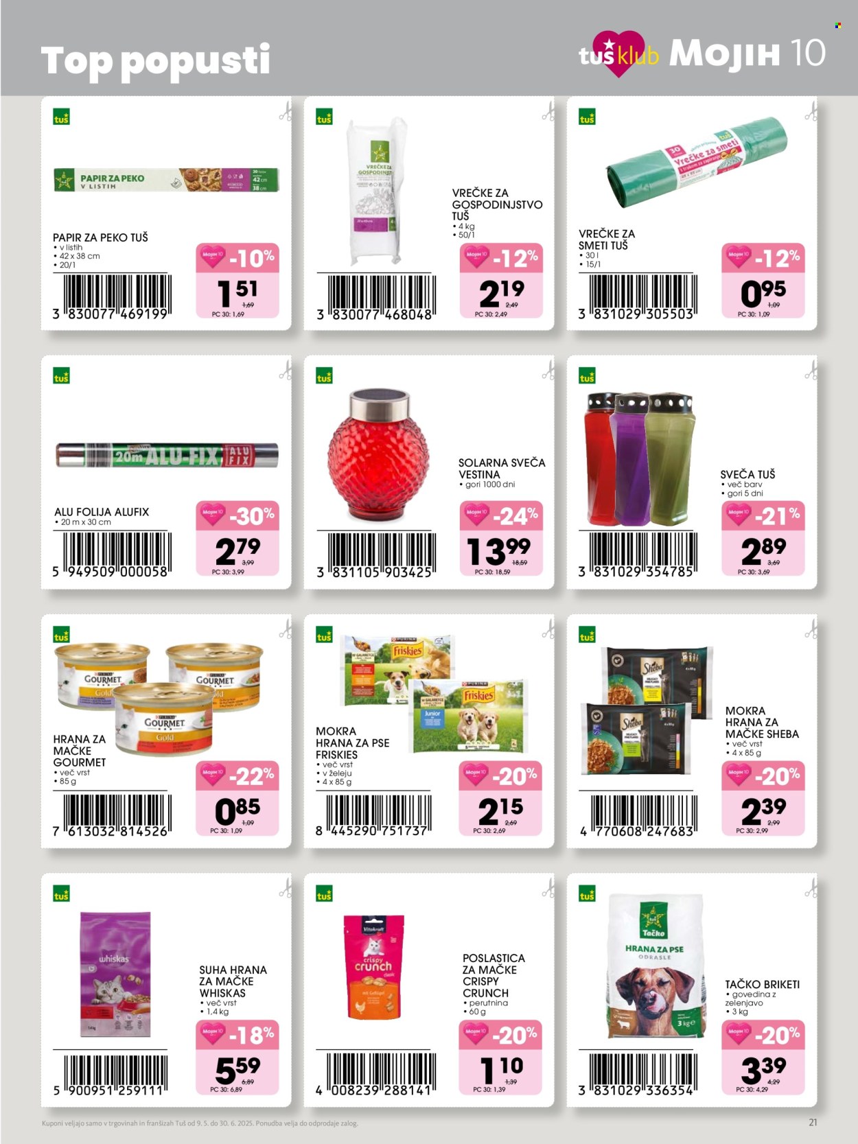 Tuš katalog - 9.5.2025 - 30.6.2025. Stran 21